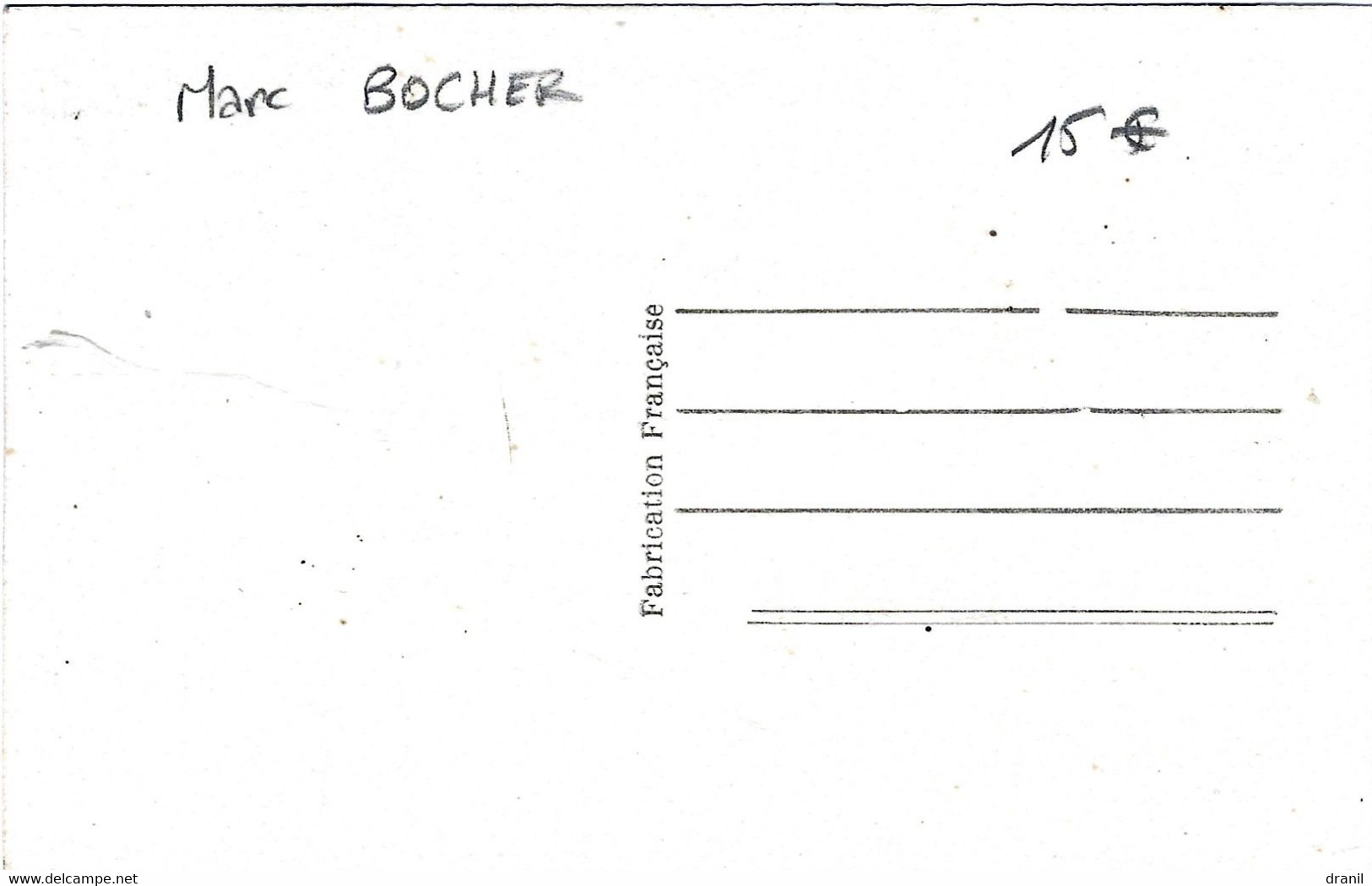 CPA - Cyclisme - DIX PARIS - Référence 57 - Marc BOCHER - Ciclismo