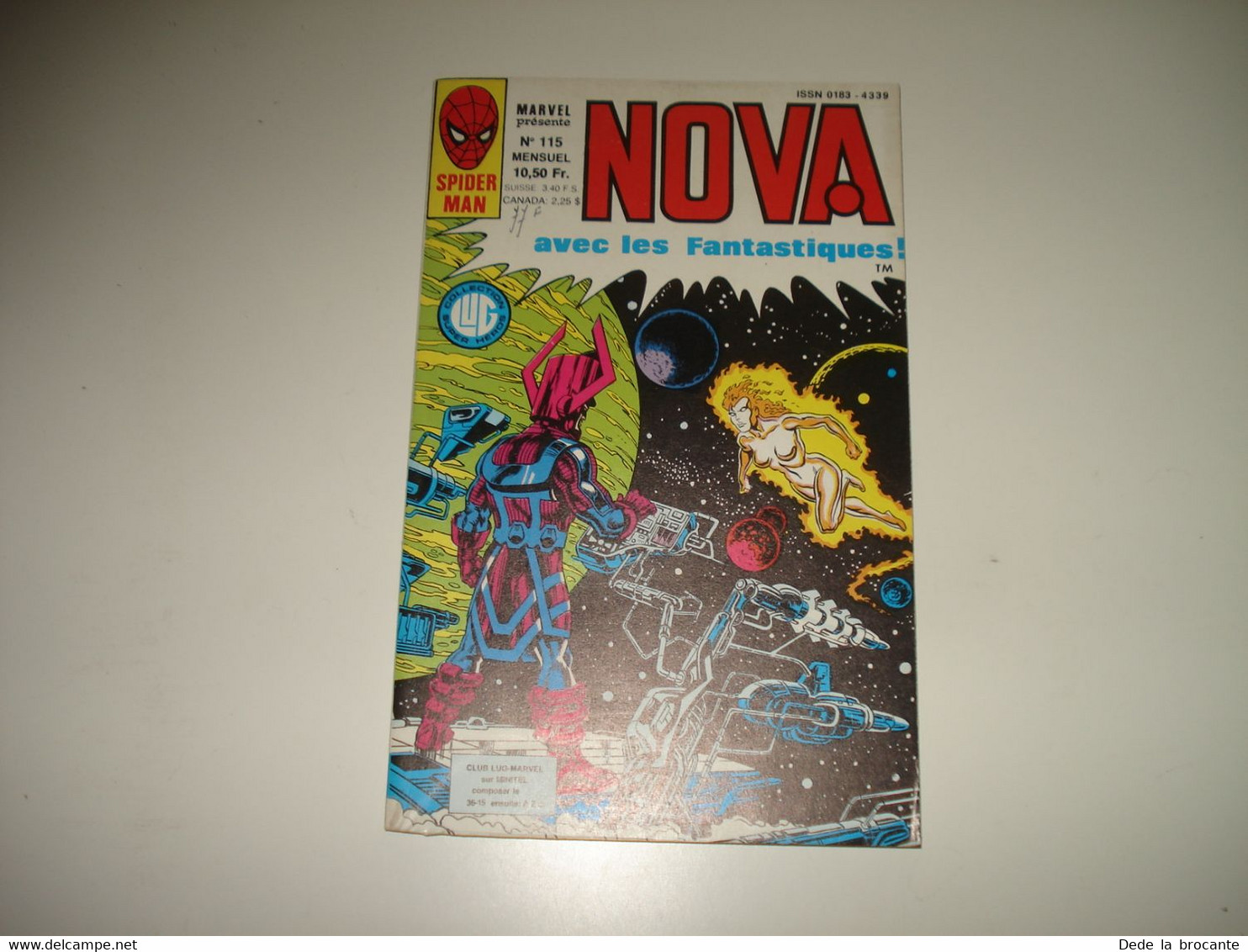 C22 / Spider Man -  Marvel Présente - NOVA  N° 115  -  LUG  De 1987 Comme Neuf - Nova