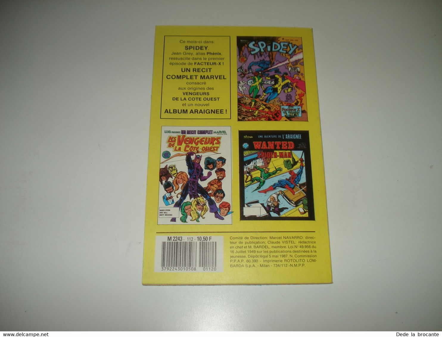 C22 / Spider Man -  Marvel Présente - NOVA  N° 112  -  LUG  De  1987  Comme Neuf - Nova