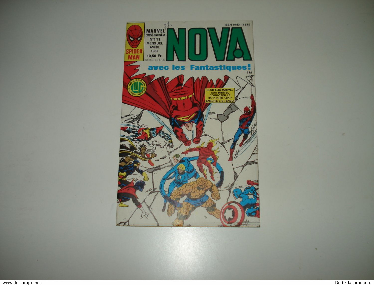 C22 / Spider Man -  Marvel Présente - NOVA  N° 111  -  LUG   De  1987 Comme Neuf - Nova