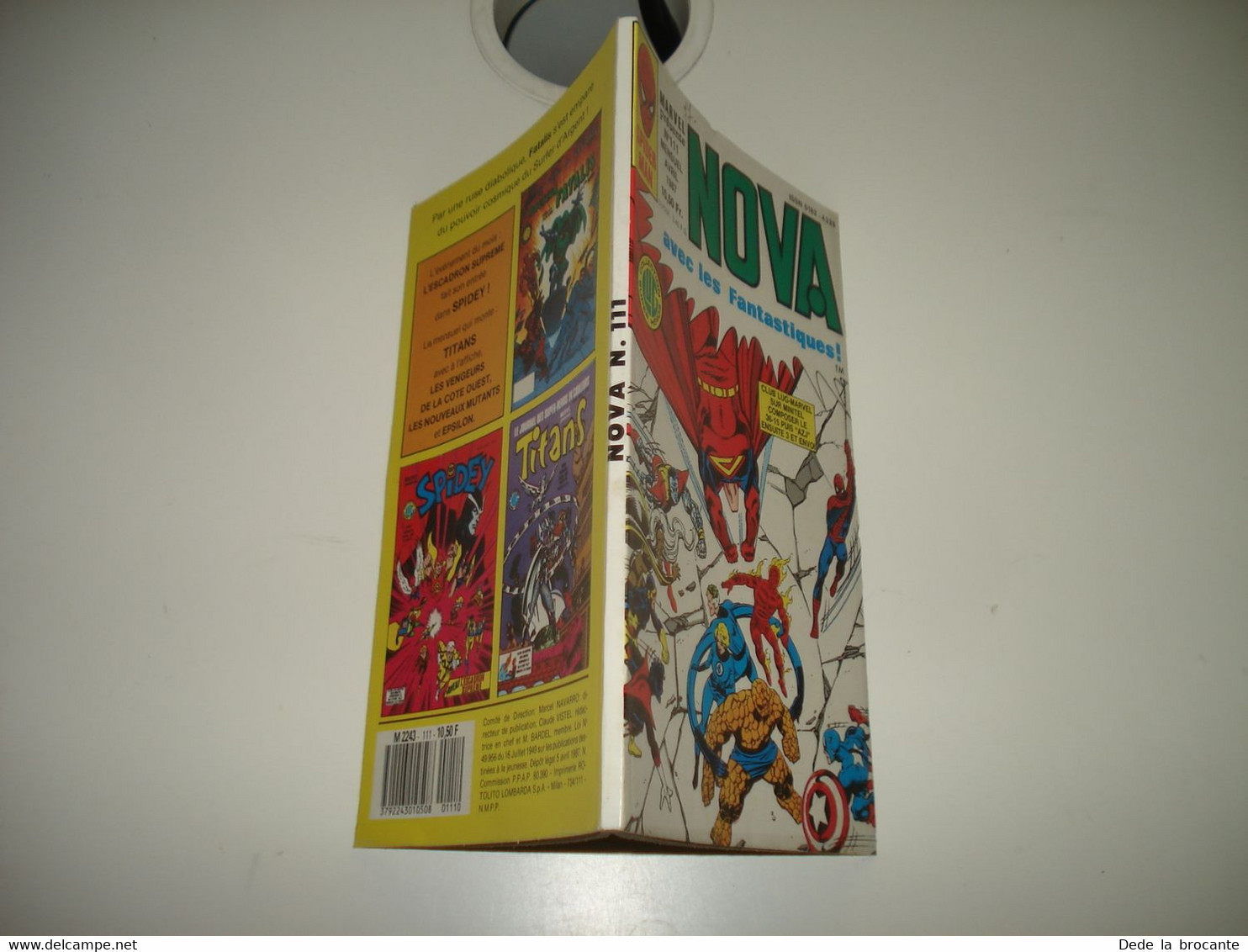 C22 / Spider Man -  Marvel Présente - NOVA  N° 111  -  LUG   De  1987 Comme Neuf - Nova
