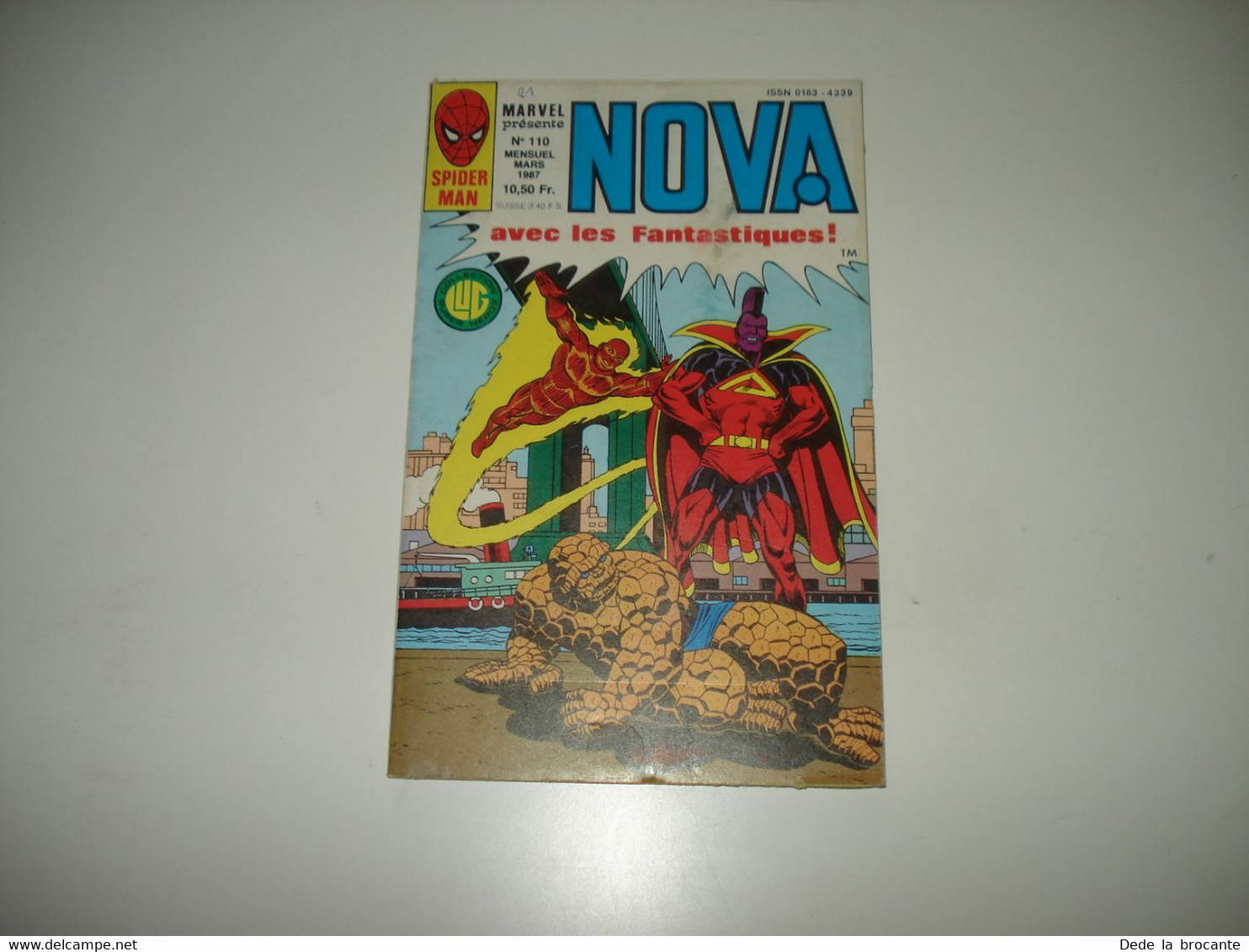 C22 / Spider Man -  Marvel Présente - NOVA  N° 110  -  LUG Mars  1987  Comme Neuf - Nova