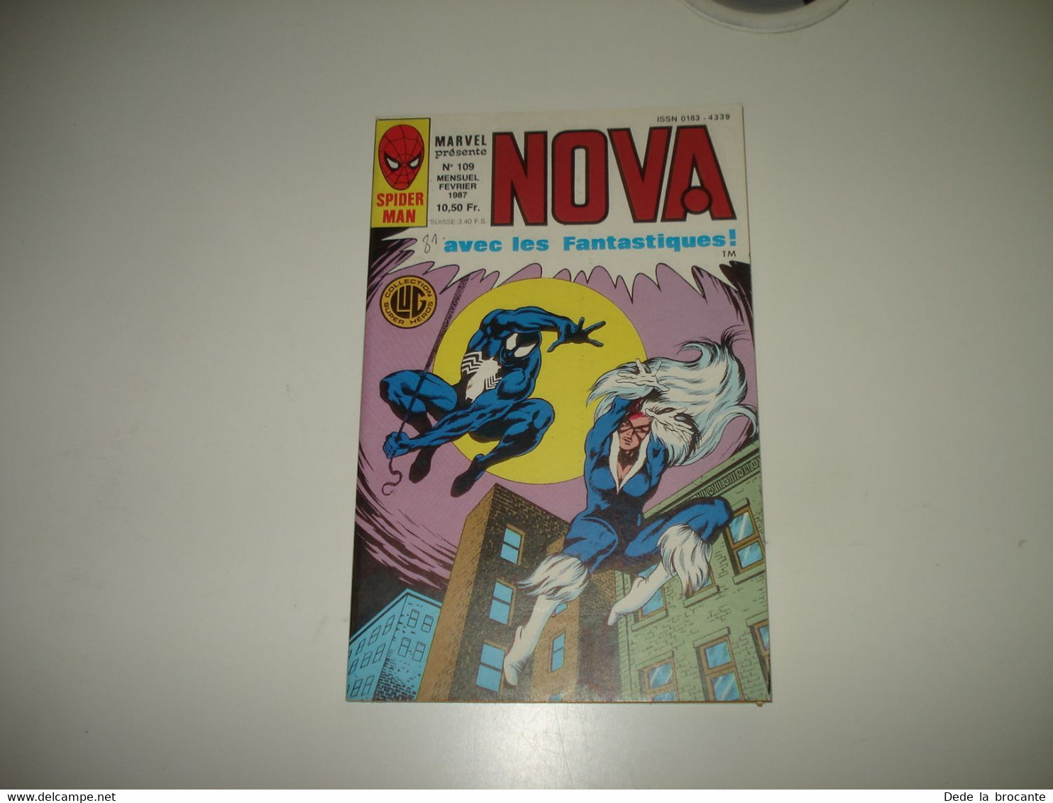 C22 / Spider Man -  Marvel Présente - NOVA  N° 109  -  LUG   Février  1987 Comme Neuf - Nova