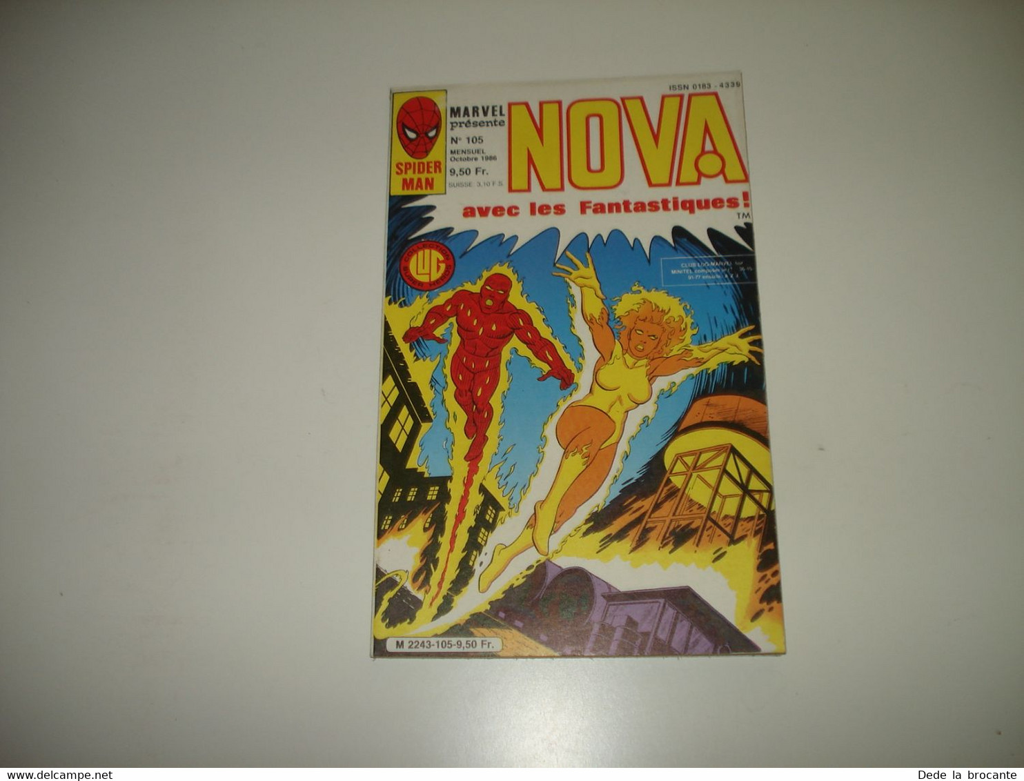 C22 / Spider Man -  Marvel Présente - NOVA  N° 105  LUG De Octobre 1986 Comme Neuf - Nova