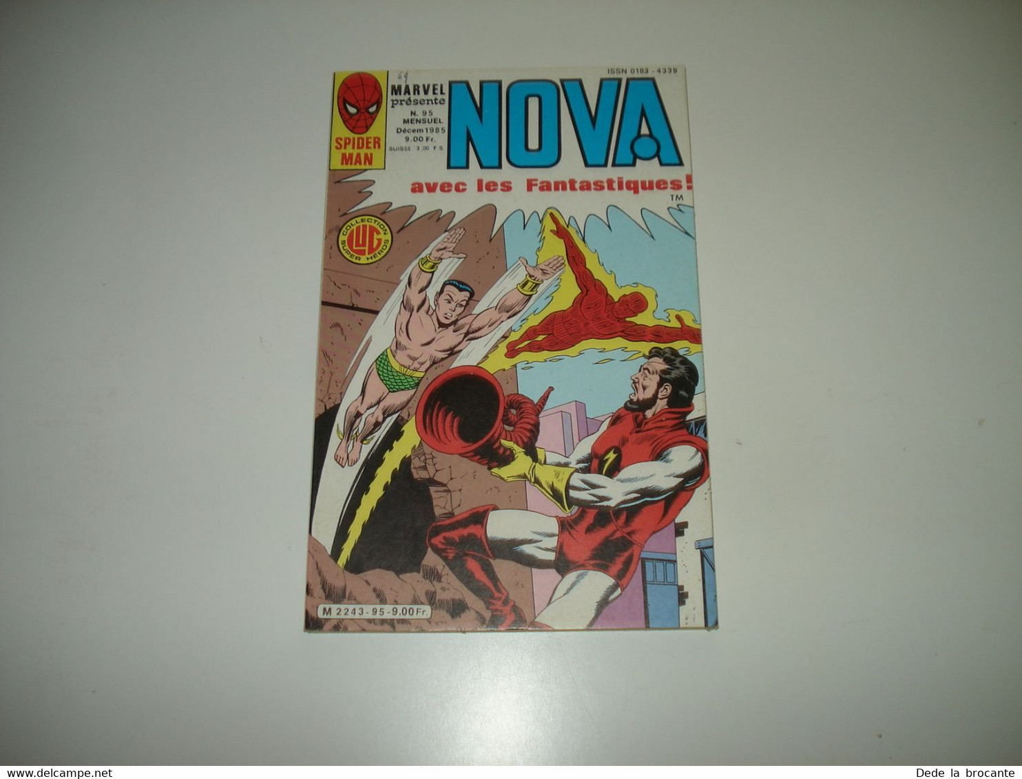 C22 / Spider Man -  Marvel Présente - NOVA  N° 95 LUG Décembre  1985 Comme Neuf - Nova