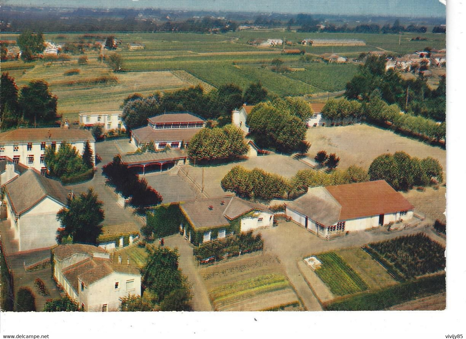 44 - GORGES - Belle Vue Générale Aérienne Couleur - Centre Scolaire D'ANGREVIERS - Gorges