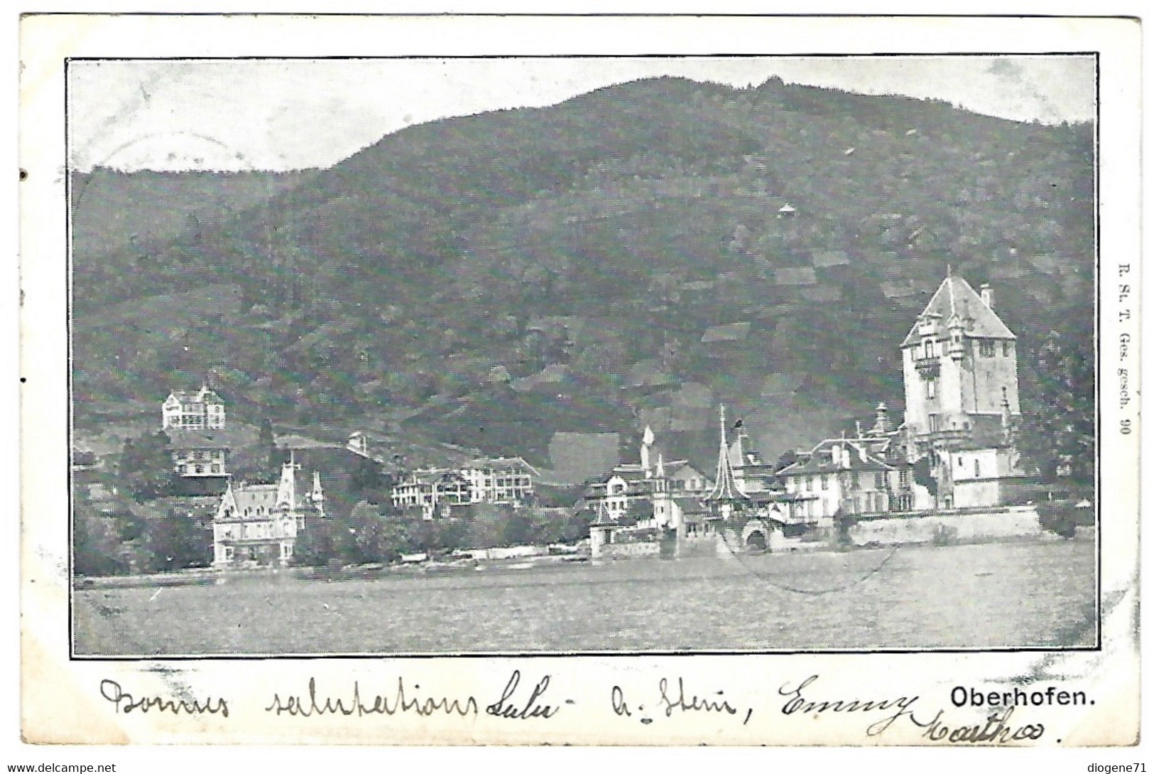 Oberhofen 1902 - Oberhofen Am Thunersee