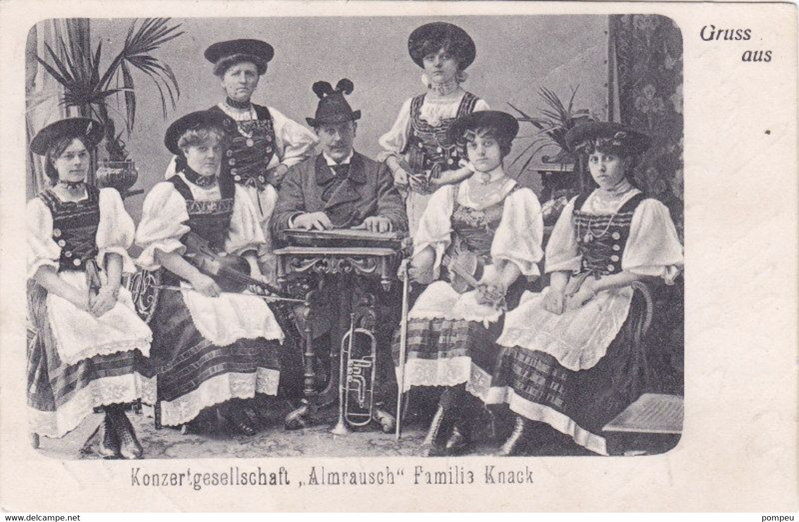 QS - Konzertgesellschaft  « ALMRAUSCH » Familia Knack - 1907 - Musique
