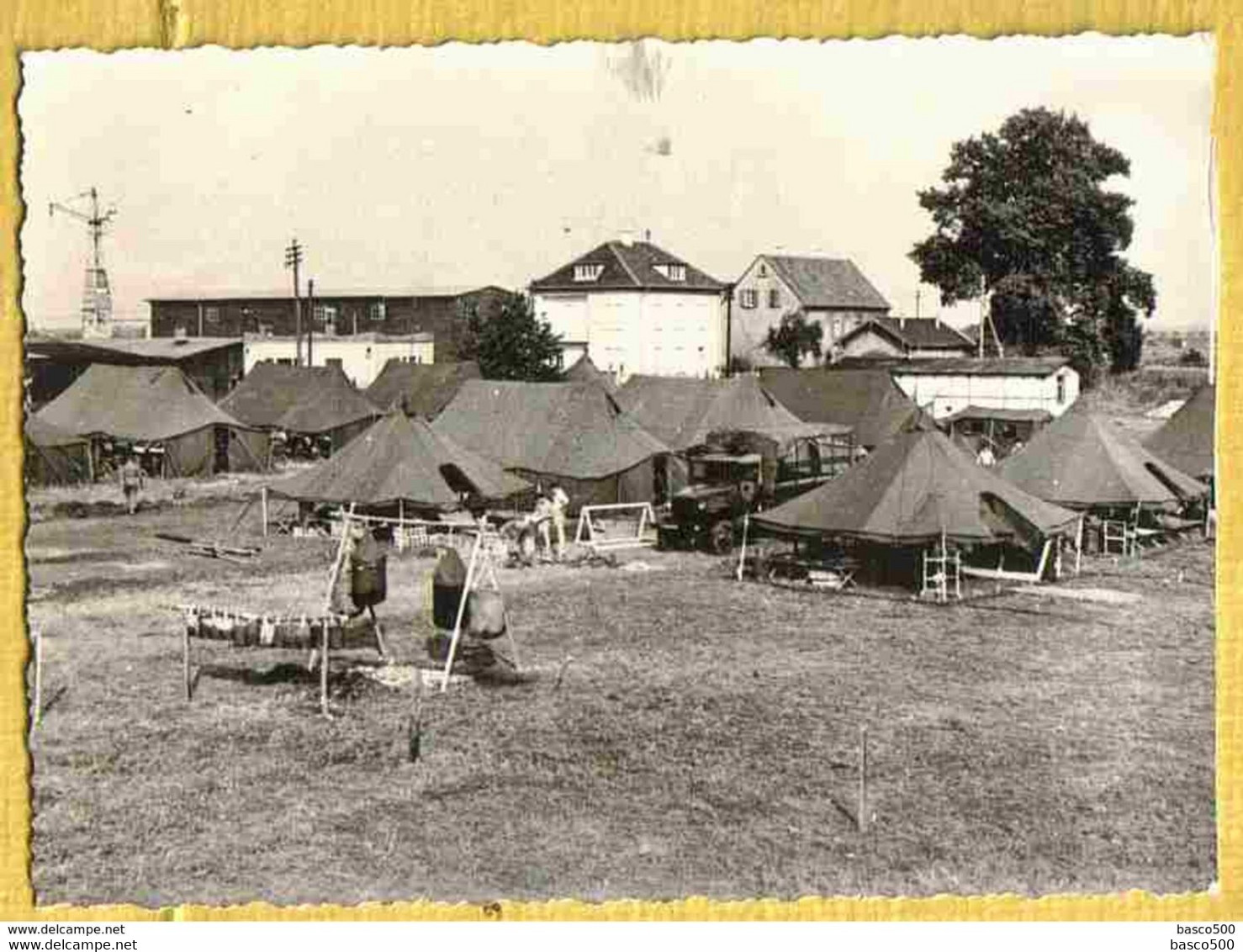 1957 CARNET INDIVIDUEL PAYEMENT SPECIAL + Carte Photo Bivouac Vers Meknes Maroc - Documenti