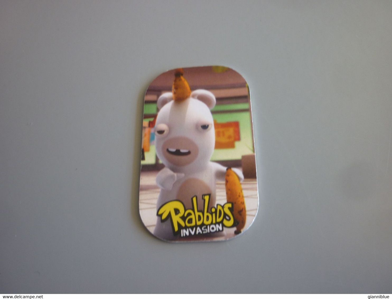 Rabbids Invasion Greek Edition Metal Tag Card #96 (fruits Fruit Banana) - Sonstige & Ohne Zuordnung