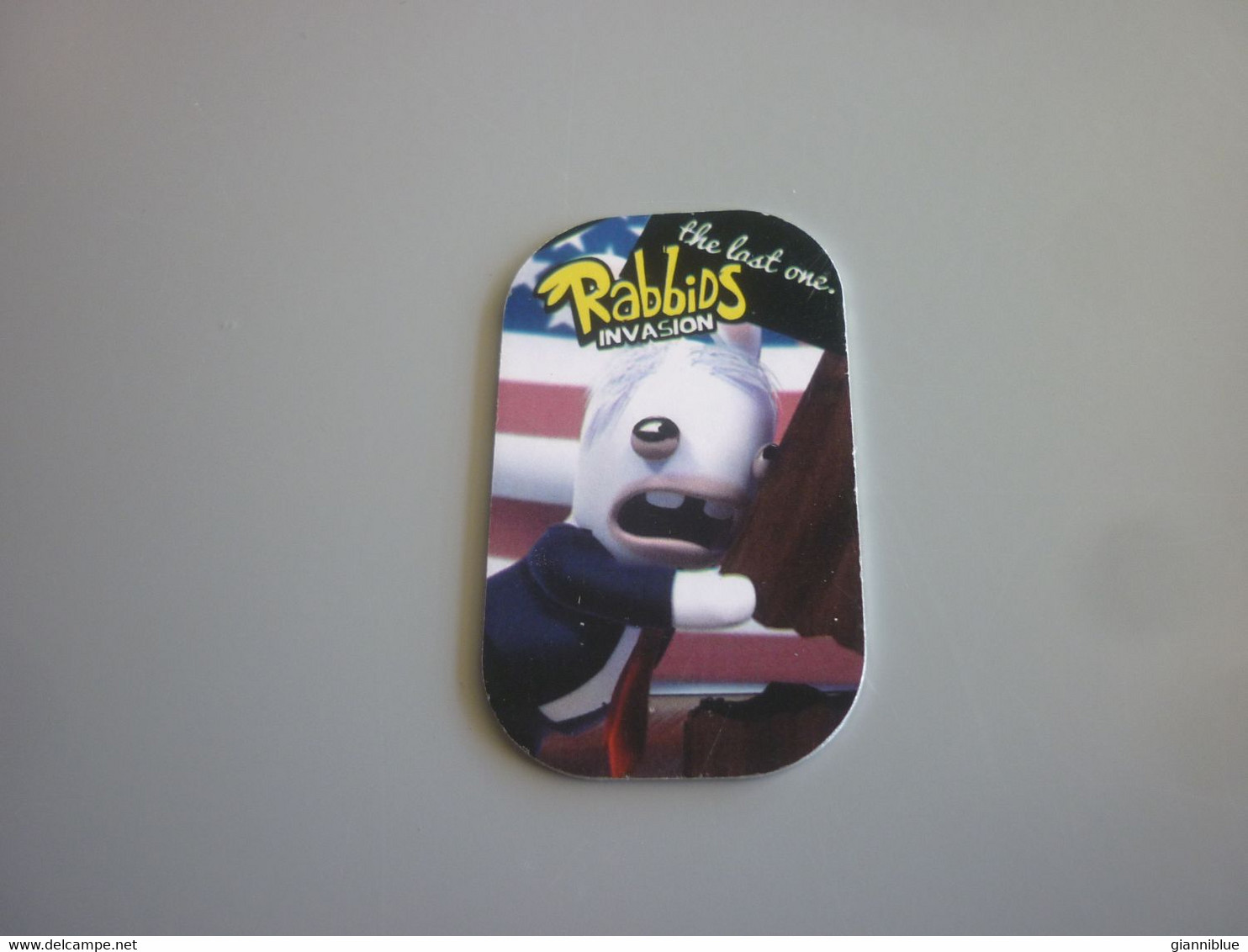 Rabbids Invasion Greek Edition Metal Tag Card #75 (USA US Flag) - Other & Unclassified