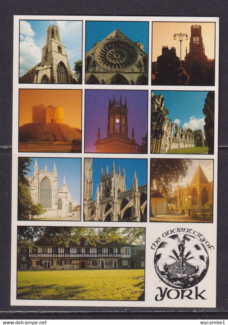 ENGLAND - York Multi View Unused Postcard As Scans - York