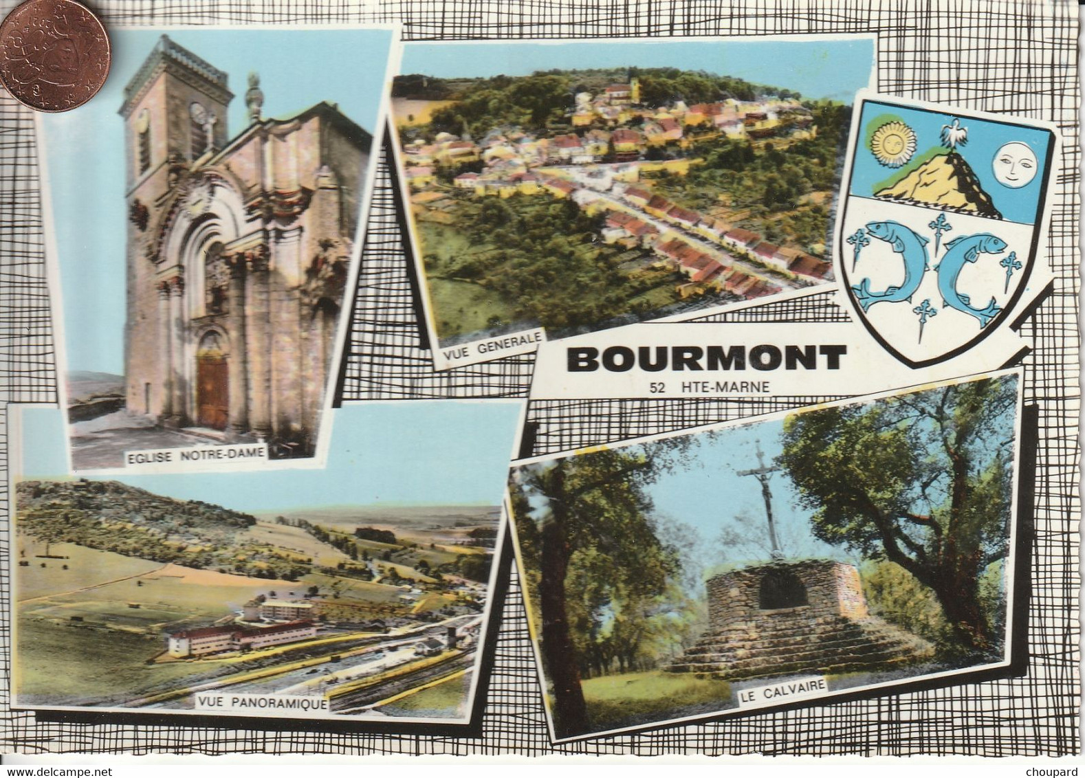 52 - Carte Postale Semi Moderne Dentelée De  BOURMONT   Multi Vues - Bourmont