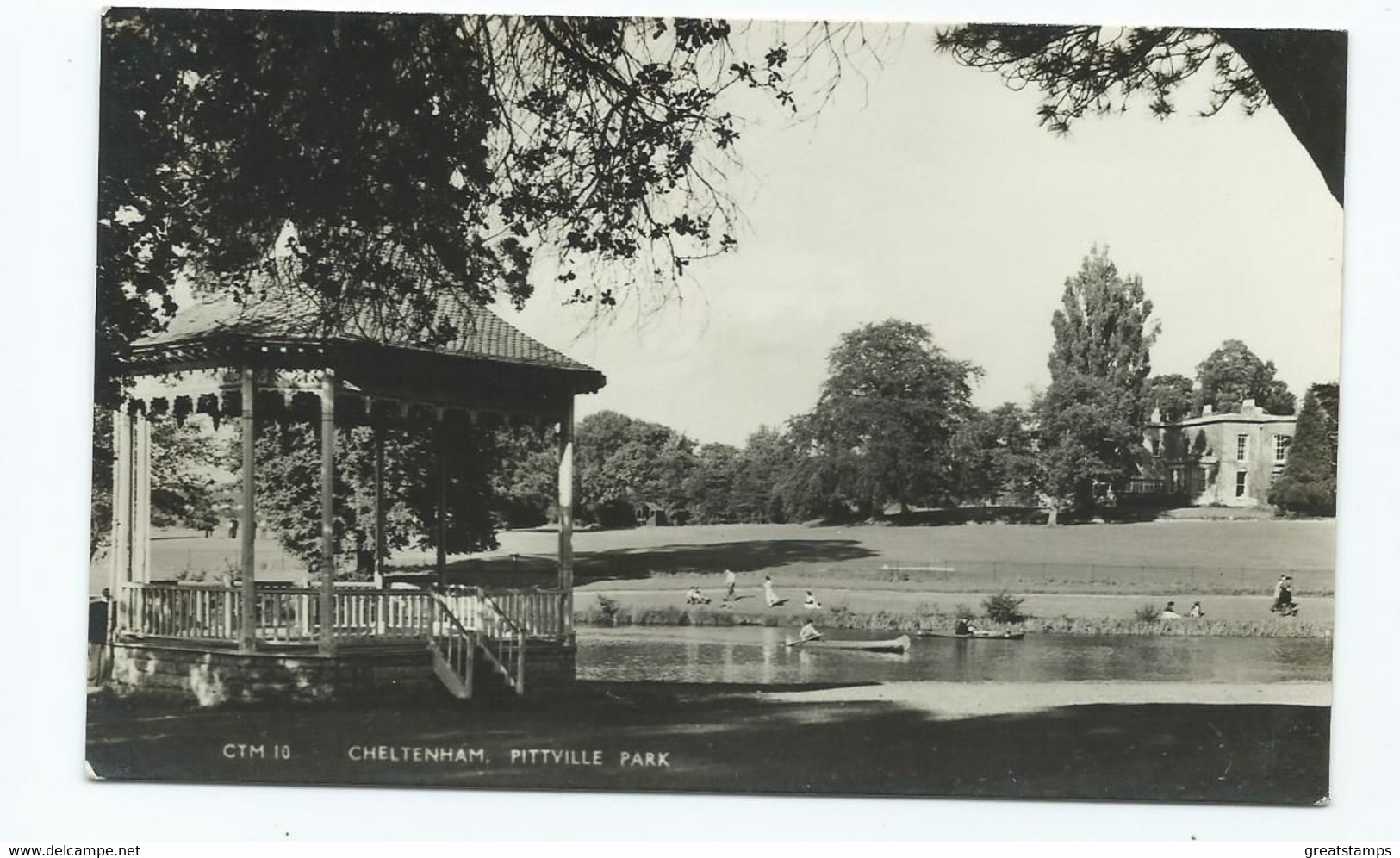 Postcard Cheltenham Gloucestershire Pittyville Park Rp Mason;s Unused - Cheltenham