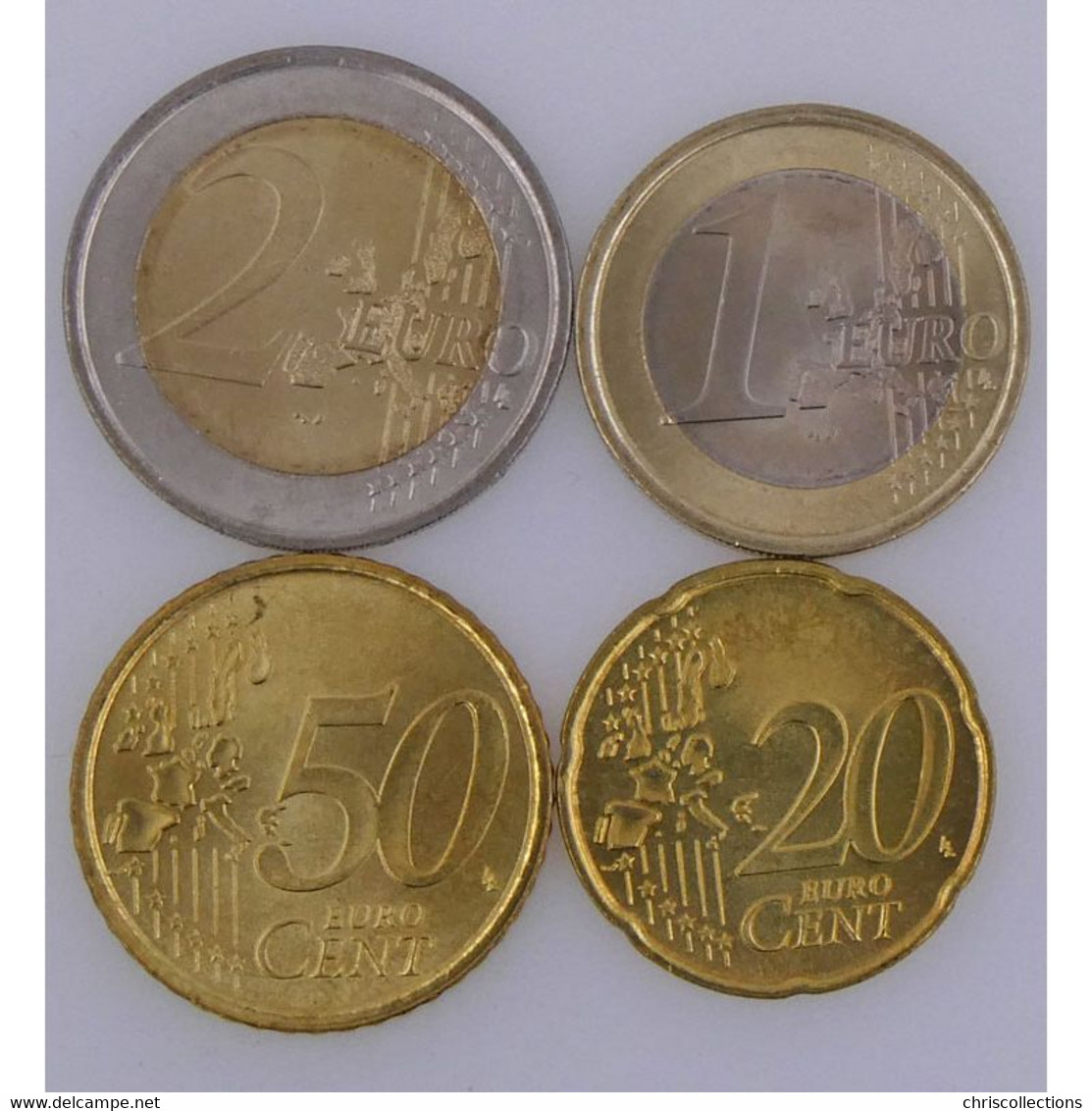 Monnaies Euros, Saint Marin, Série 2002, 4 Pièces, UNC - San Marino