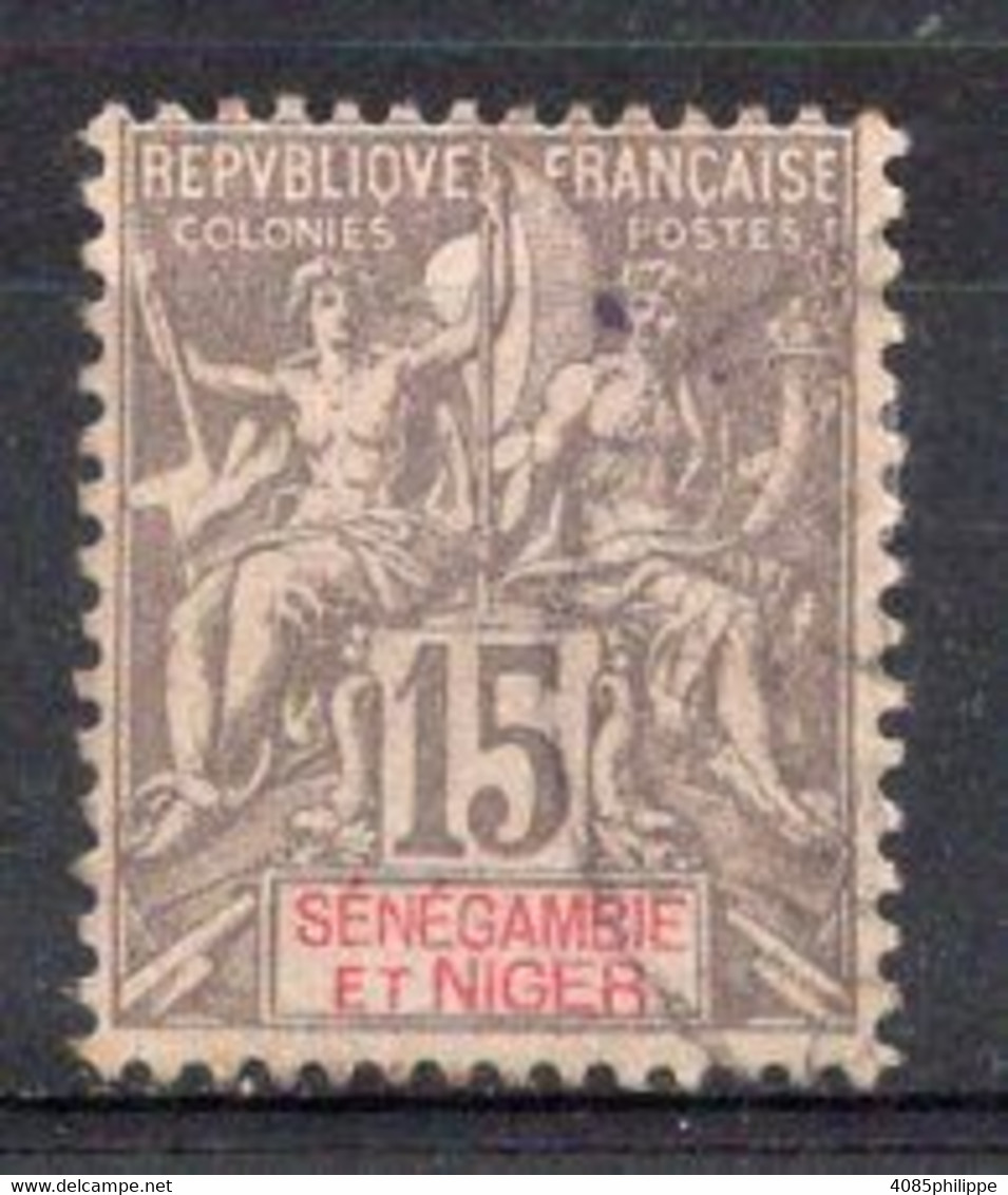 Sénégambie Niger N°6 Oblitéré TB Cote 17€00 - Used Stamps