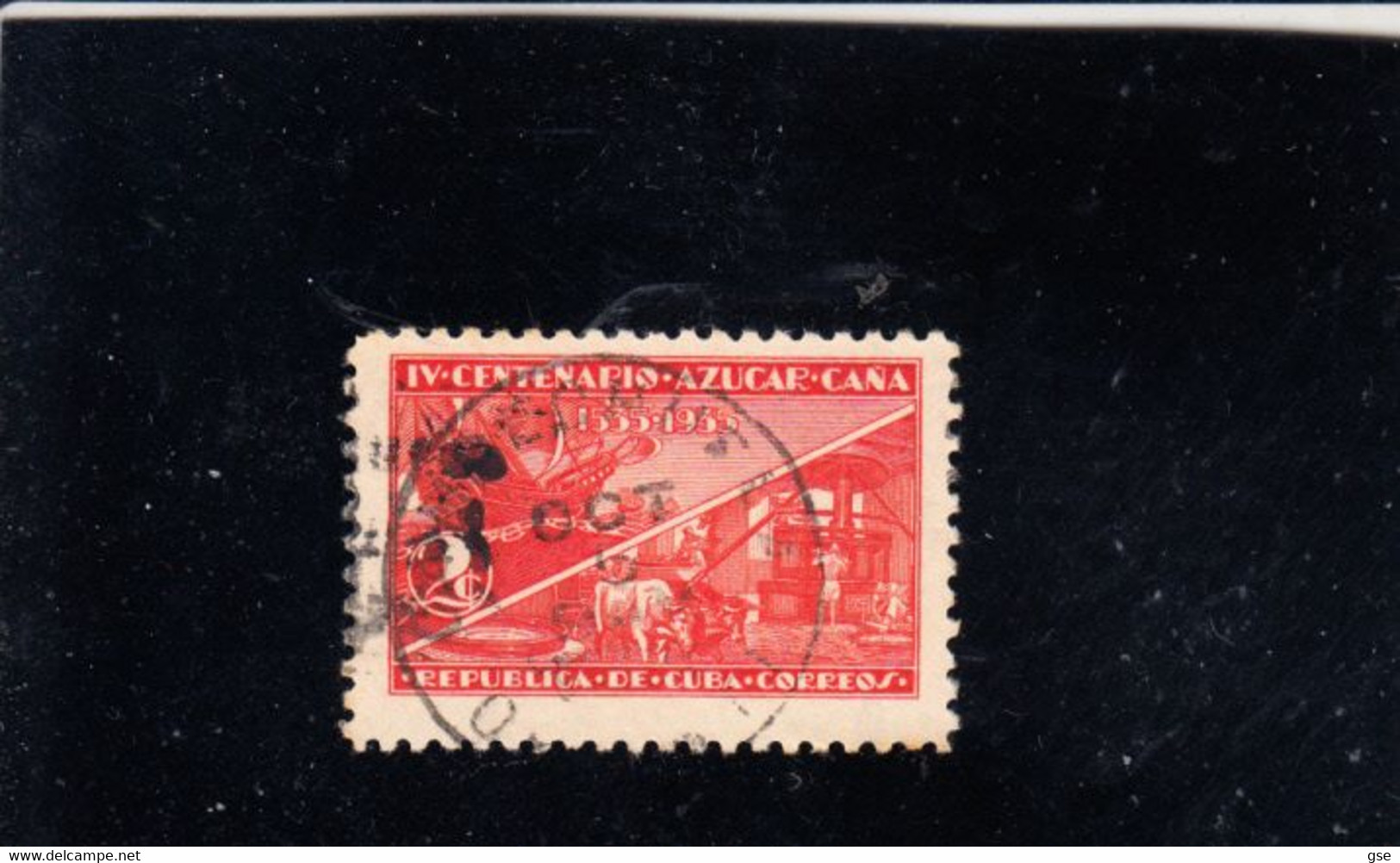 CUBA  1937- Yvert  237° - Canna Da Zucchero -.- - Used Stamps