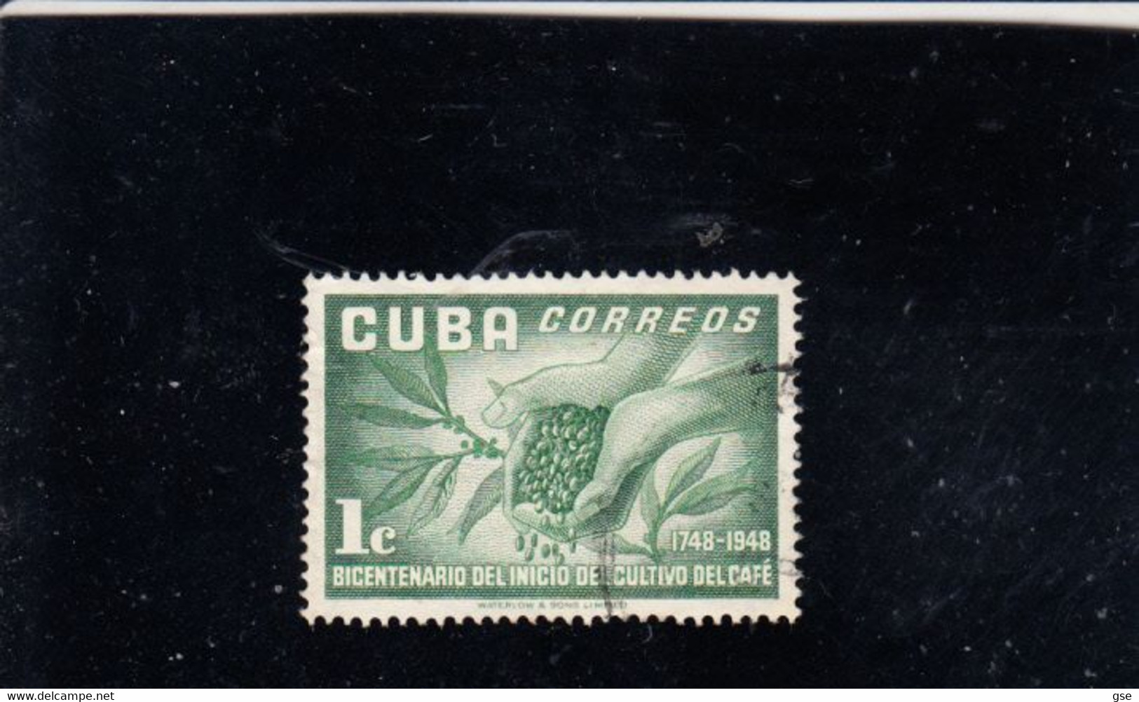 CUBA  1952 - Yvert  364° - Caffè -.- - Used Stamps