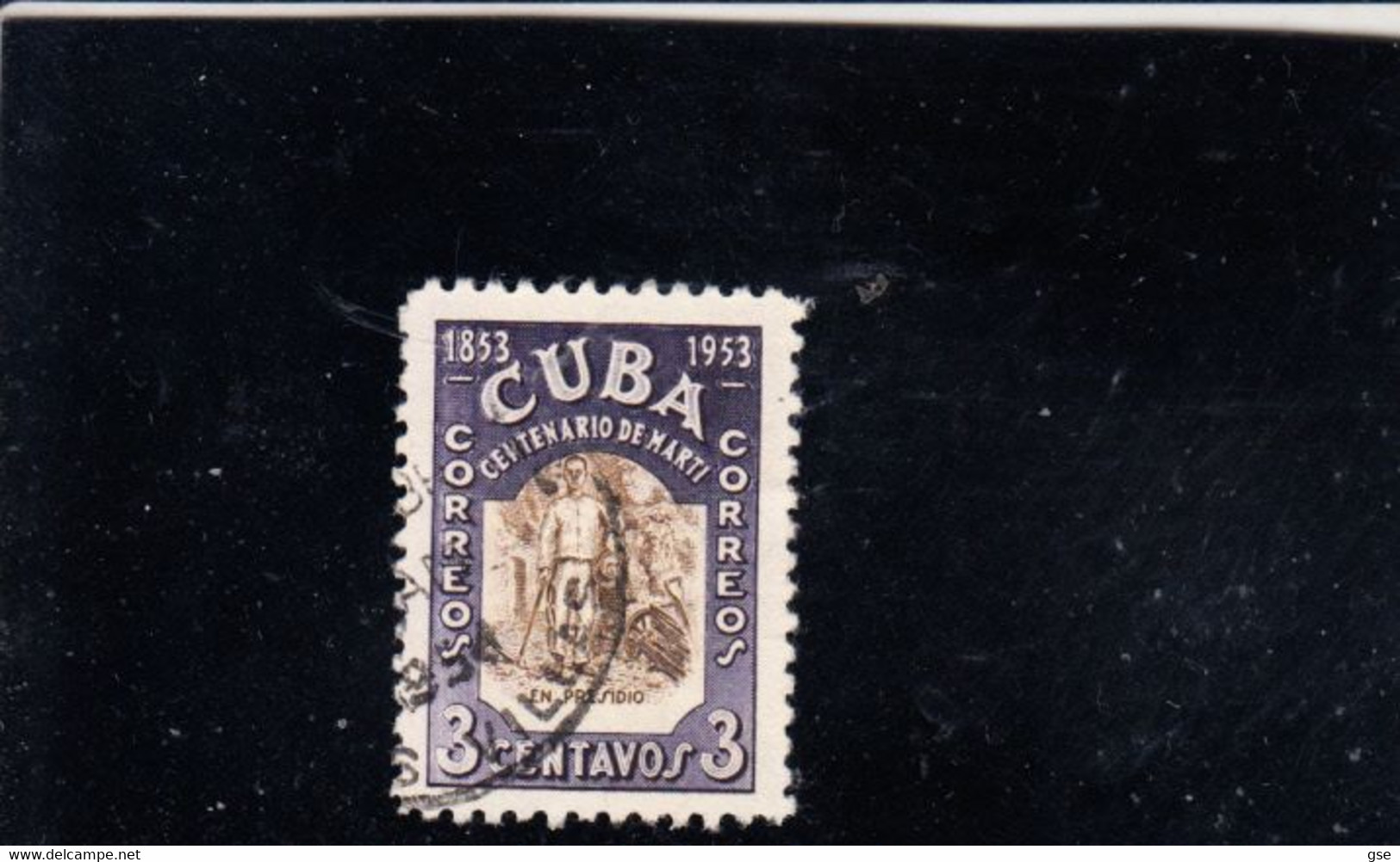 CUBA  1953 - Yvert  387°  -  Marti -.- - Usados