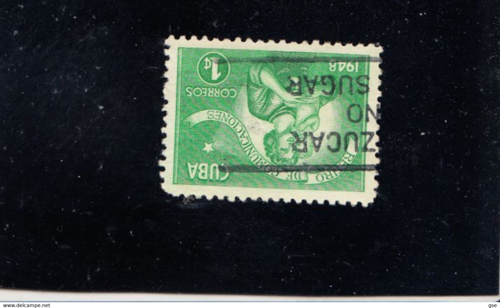 CUBA  1948 - Yvert   313A° - Comunicazioni -.- - Oblitérés