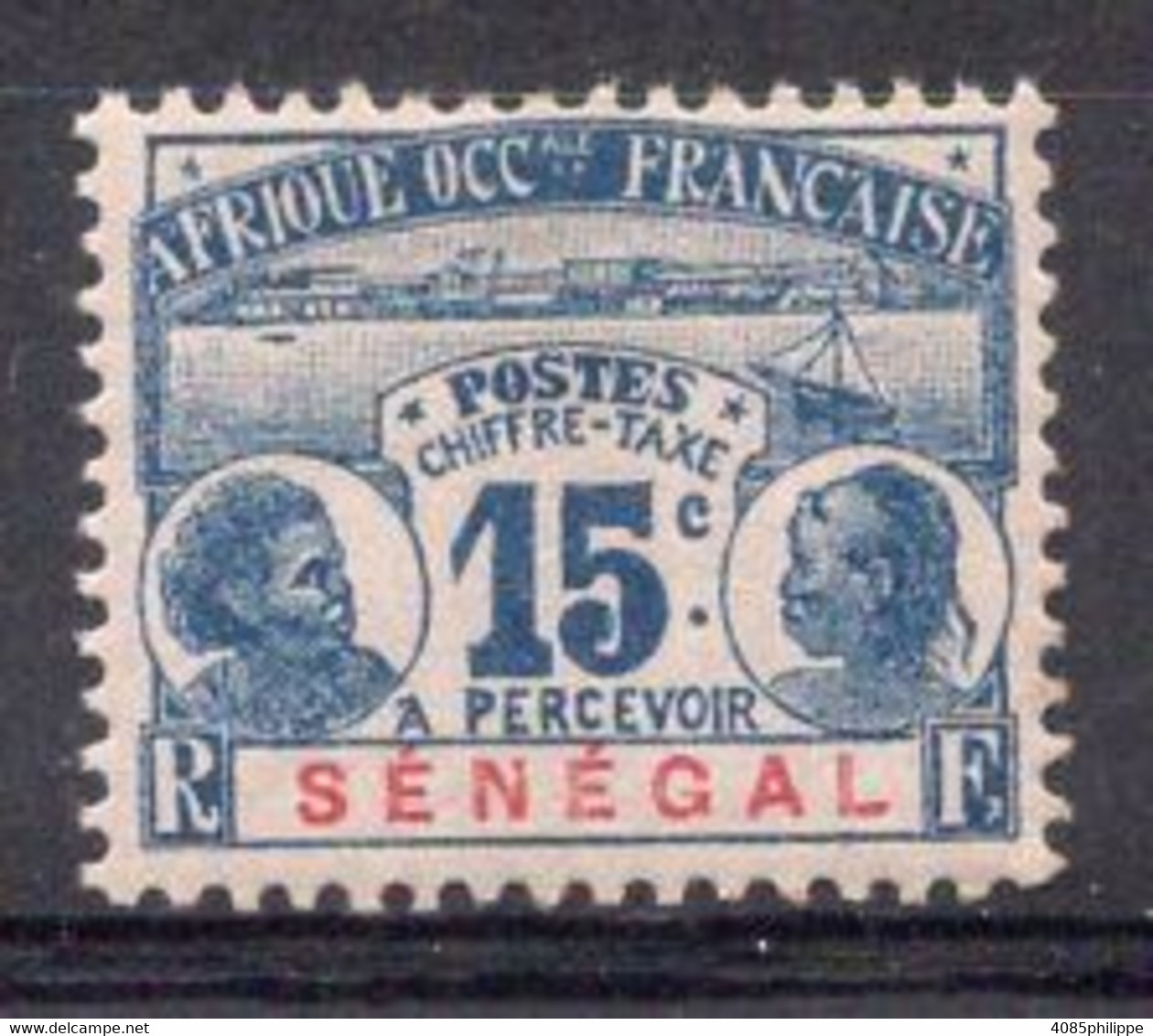 SENEGAL Timbre Taxe  N°6* Neuf Charnière TB Cote : 10,00€ - Postage Due