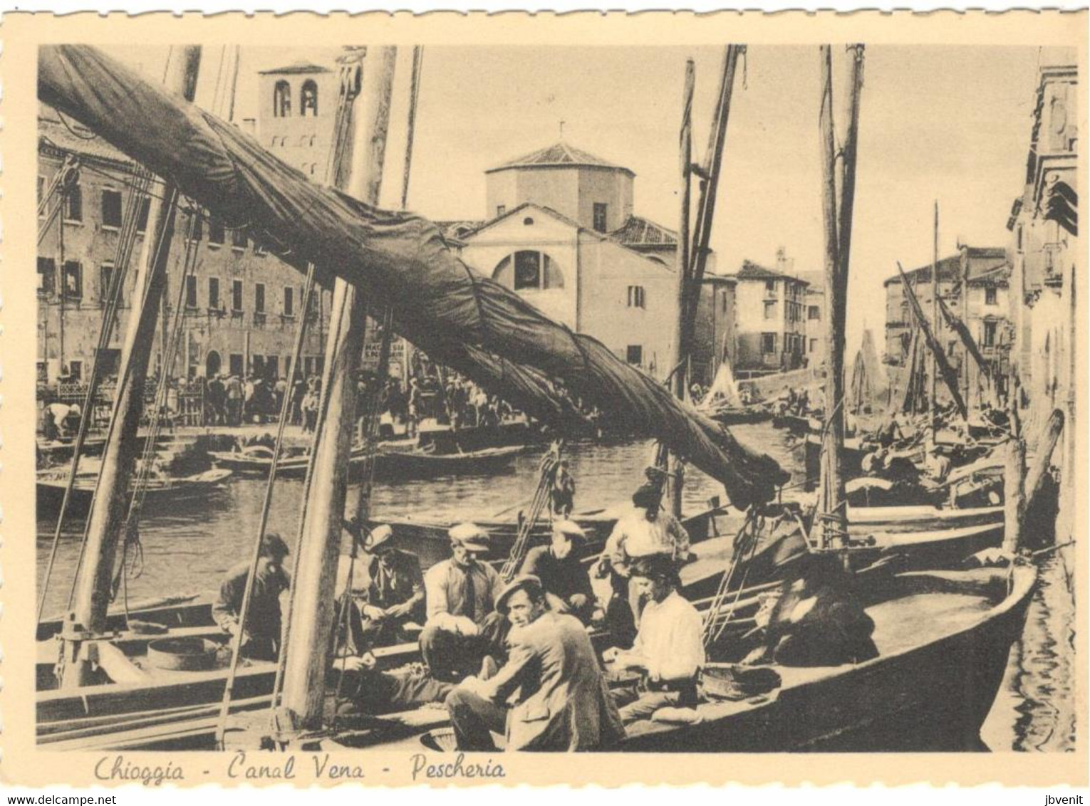 CHIOGGIA (VENEZIA) -CANAL VENA - Pescheria (animata) - Chioggia