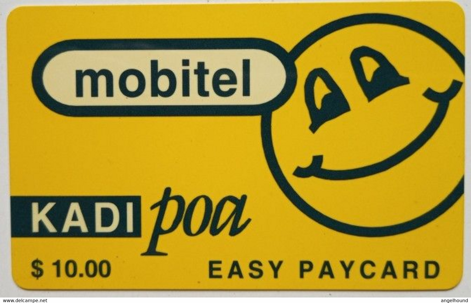 Tanzania  $10  Mobitel  Kadi Poa  Easy Paycard - Tansania