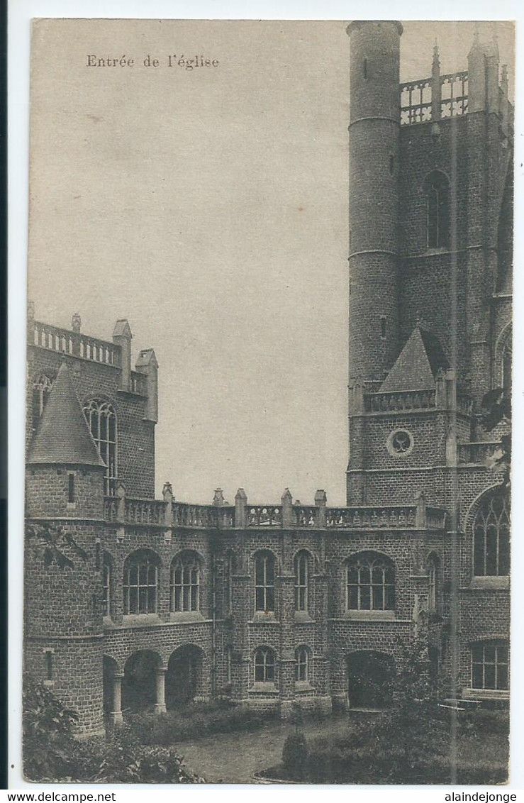 Wavre-Notre-Dame - Onze-Lieve-Vrouw-Waver - Institut Des Ursulines - Entrée De L'Eglise - 1924 - Sint-Katelijne-Waver