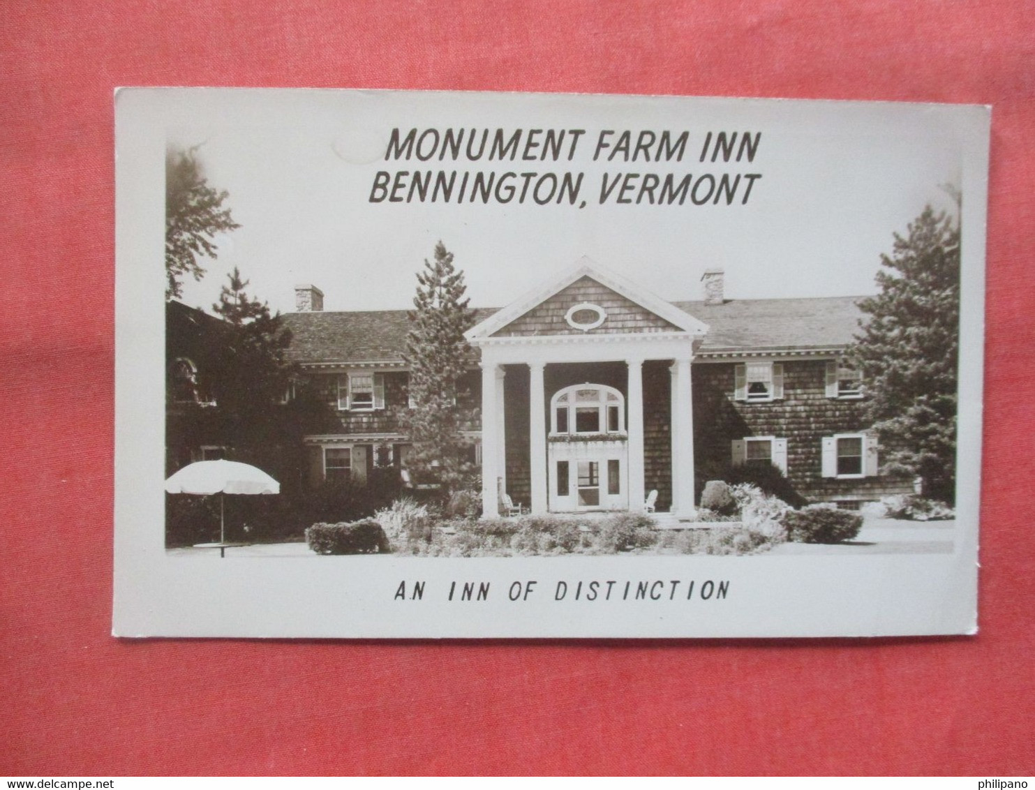 RPPC Monument Farm Inn.  Bennington  Vermont > Bennington   >ref 5734 - Bennington