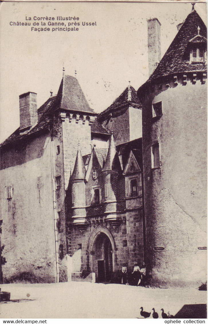 France - Corrèze - Ussel - Château De La Ganne - Façade Principale - 389 - Ussel