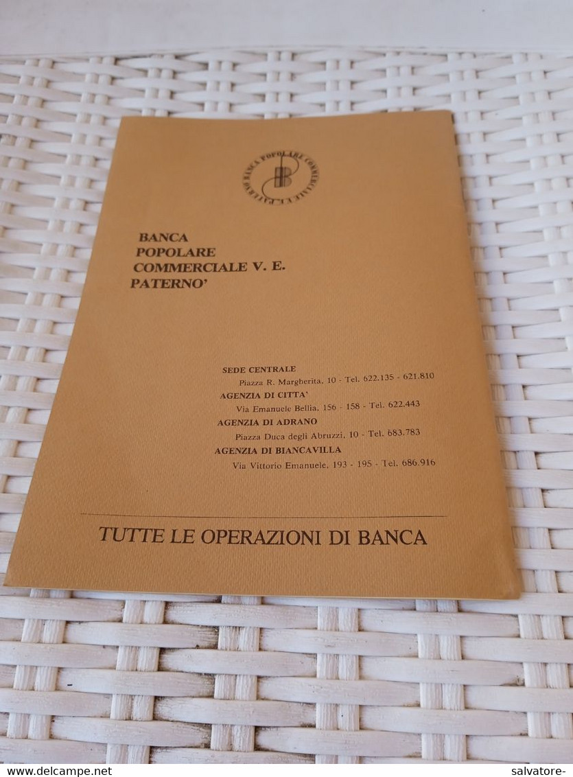 MOSTRA ARTIGIANATO ARTISTICO E AGRICOLTURA- PATERNÒ 1980-4 FIERA NUOVA DI SETTEMBRE - Maison, Jardin, Cuisine