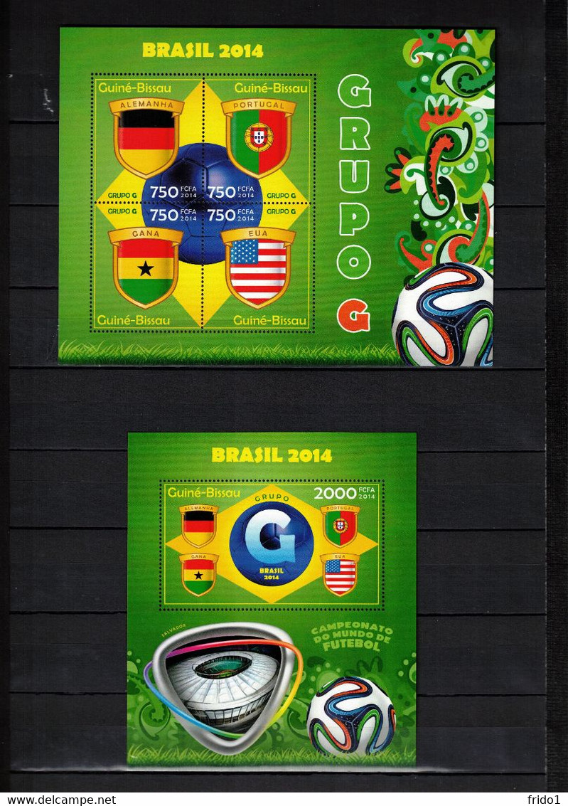 Guine-Bissau 2014 World Football Cup Brazil Postfrisch / MNH - 2014 – Brazil