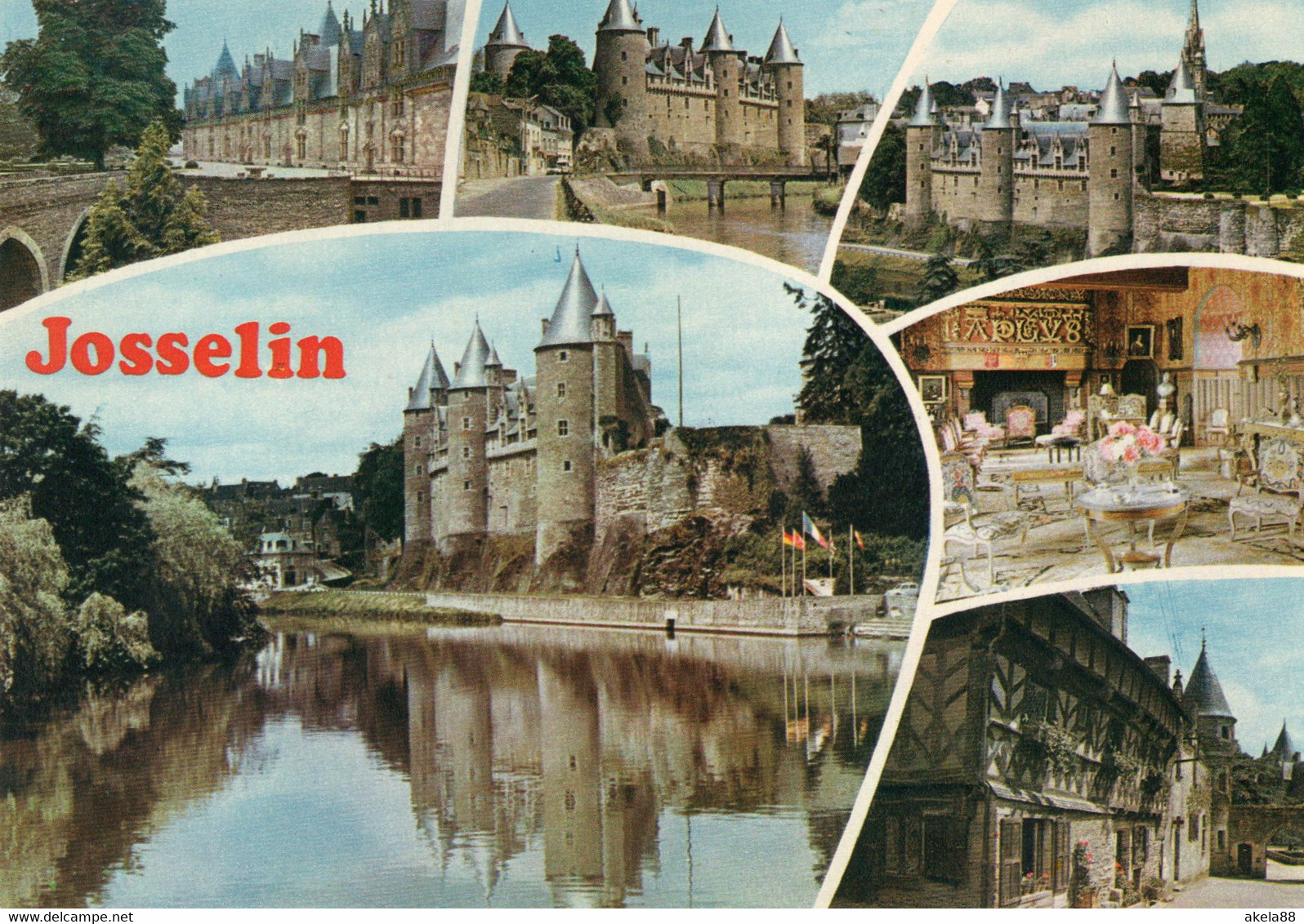 FRANCIA - JOSSELIN - CASTELLO E VEDUTE - Josselin