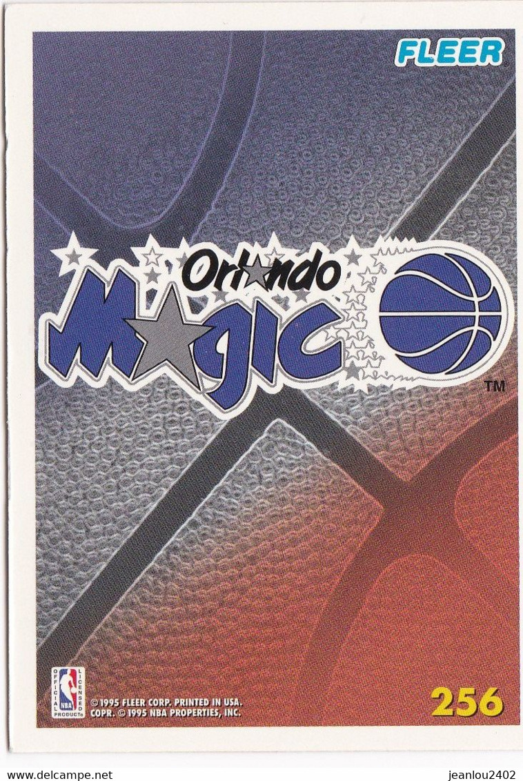 CARTE NBA 256 - ORLANDO MAGIC  - 95/96 - 1990-1999