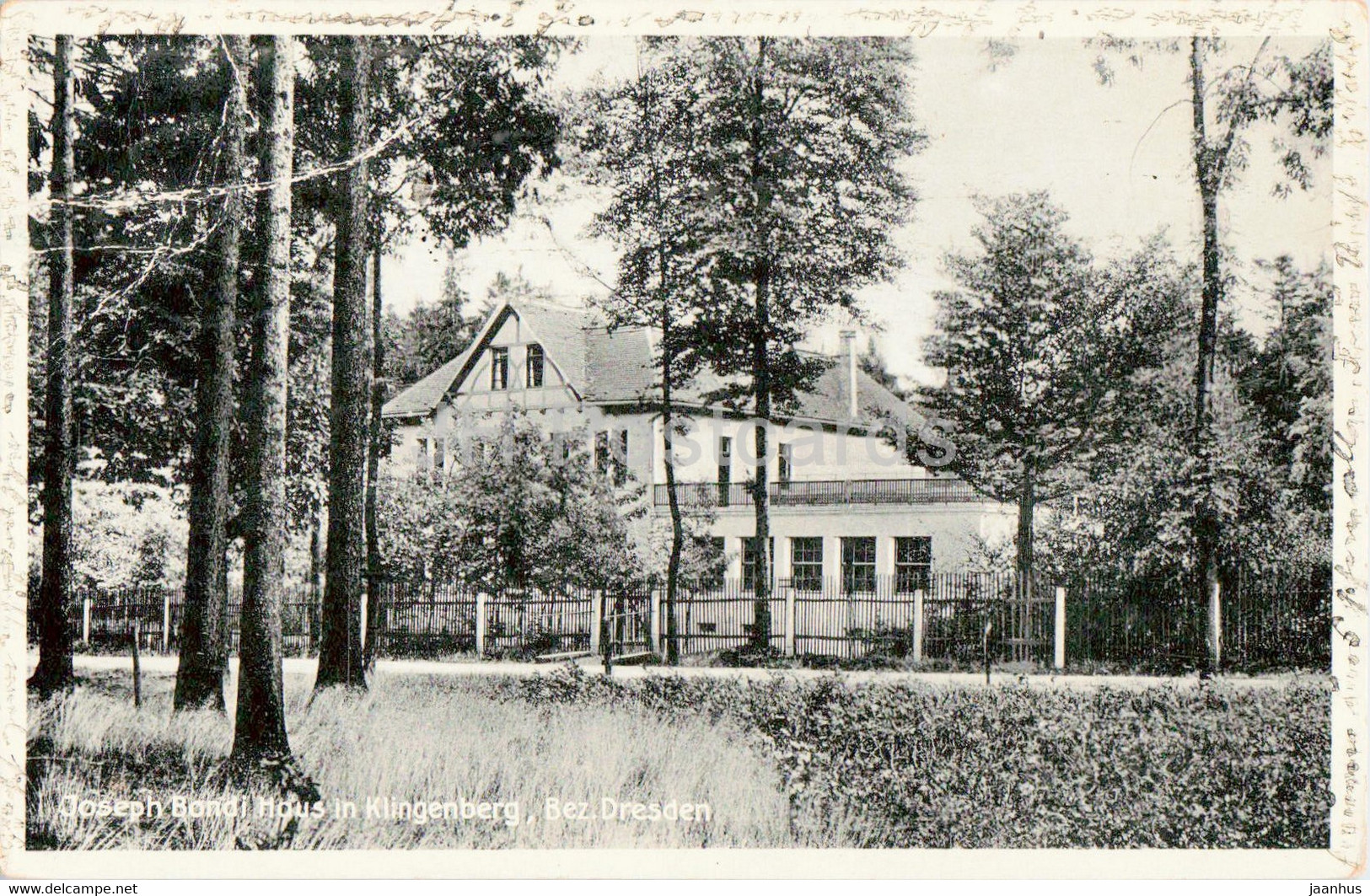 Joseph Bondi Haus In Klingenberg - Bez Dresden - Old Postcard - 1935 - Germany - Used - Klingenberg (Sachsen)