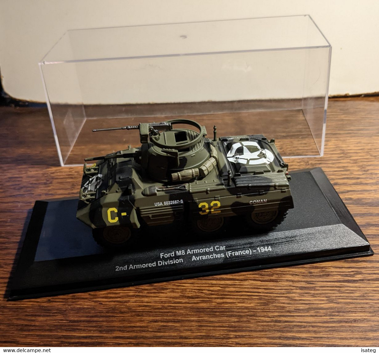 Ford - M8 Armored Car 2nd Armored Division - Avranches -1944 - Eaglemoss - Carri Armati