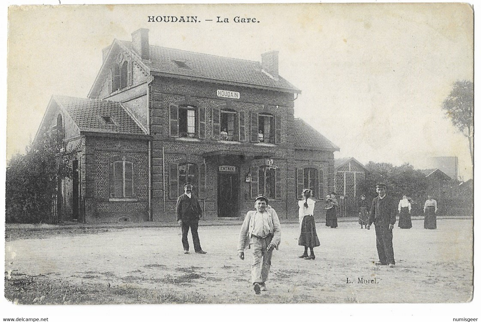 HOUDAIN  --  La Gare - Houdain