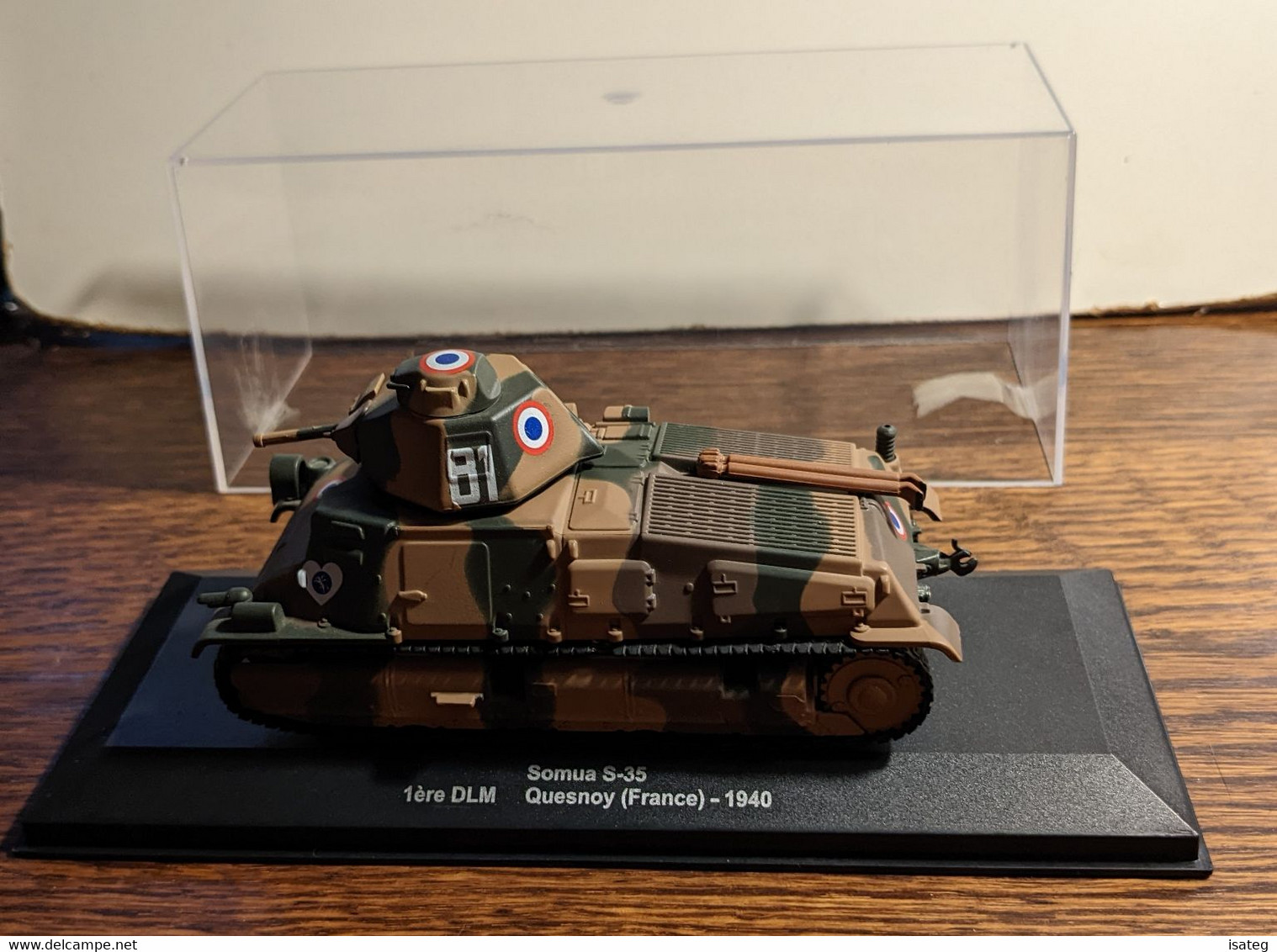 Somua S-35 - 1ère DLM - Quesnoy - 1940 - Eaglemoss - Panzer