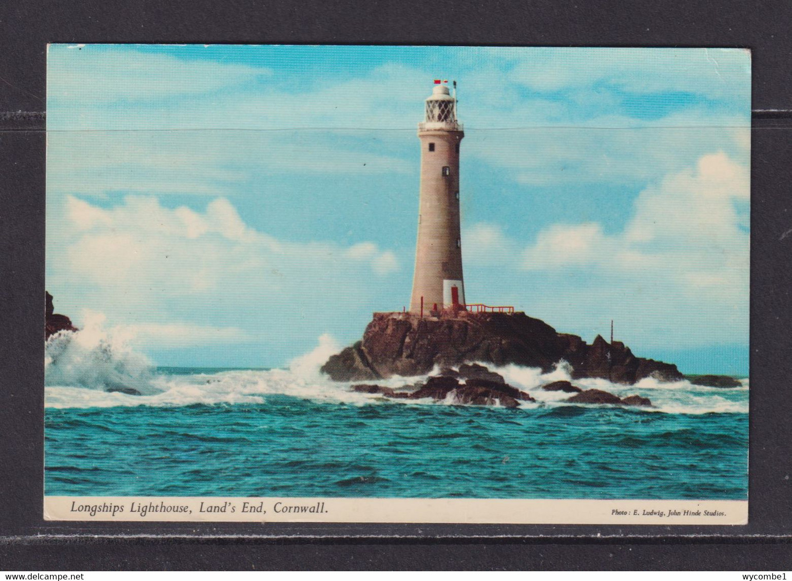 ENGLAND - Longships Lighthouse Used Postcard As Scans - Land's End
