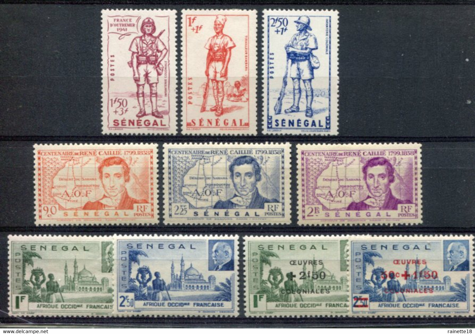 Sénégal        Divers Séries   * - Unused Stamps