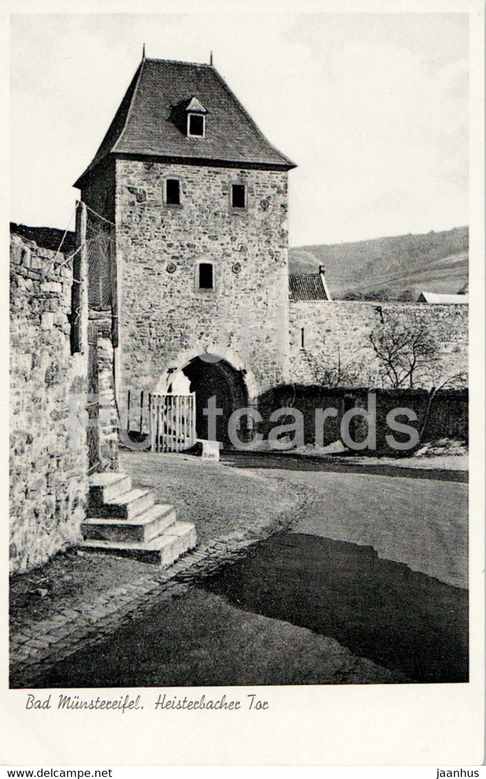 Bad Munstereifel - Heisterbacher Tor - Old Postcard - Germany - Unused - Bad Muenstereifel