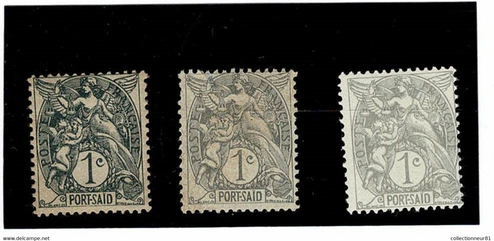 PORT SAID N° 20- 20a-20a* COTE 2.15€ - Unused Stamps