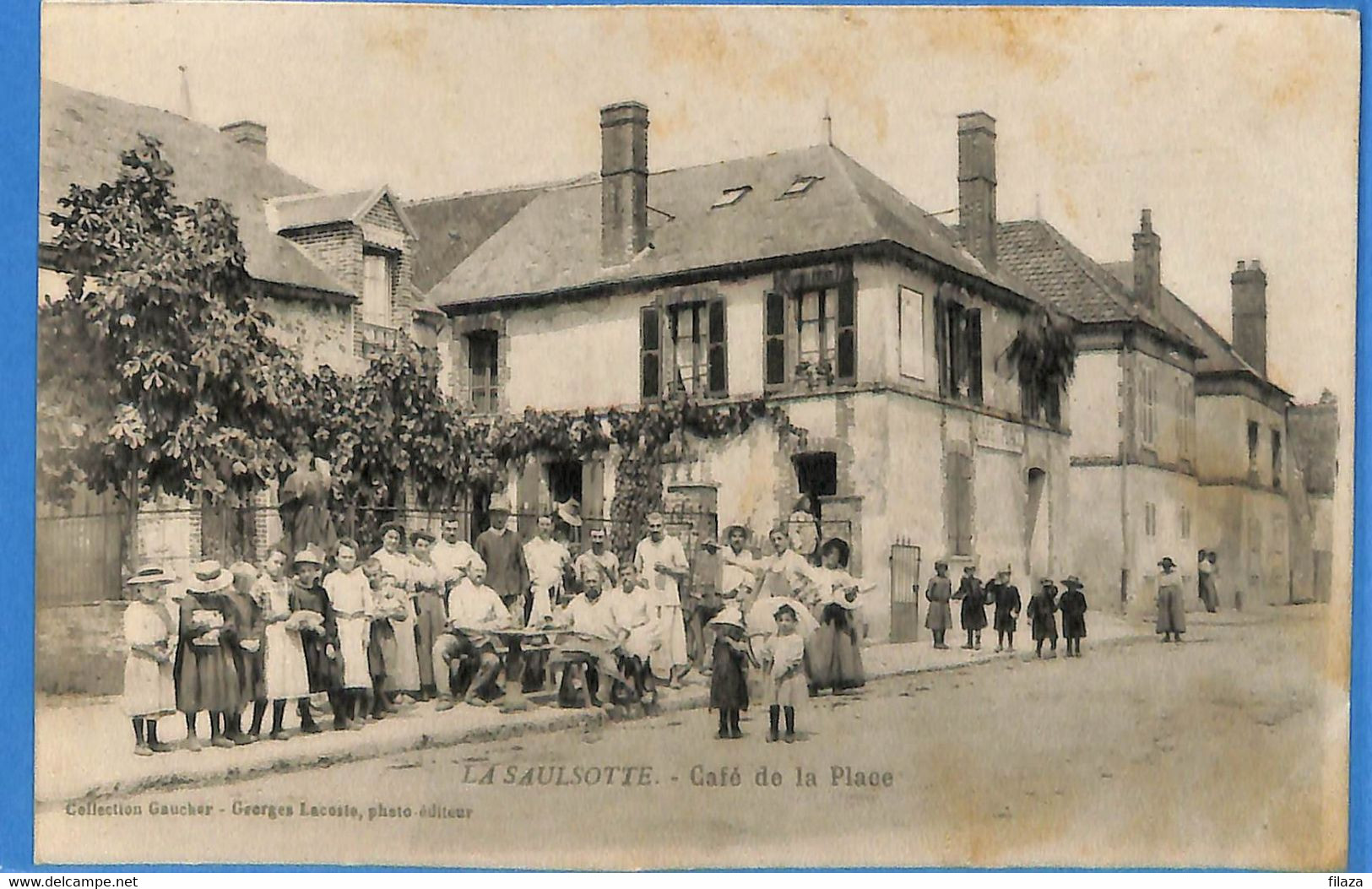 10 - Aube - La Saulsotte - Cafe De La Place (N9112) - Autres & Non Classés