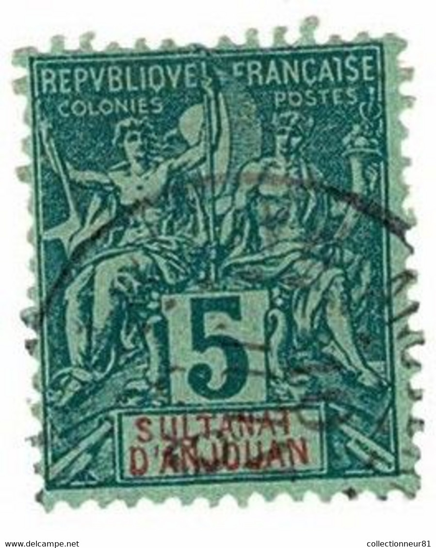 ANJOUAN N° 4 Oblitéré Cote 7€ - Used Stamps
