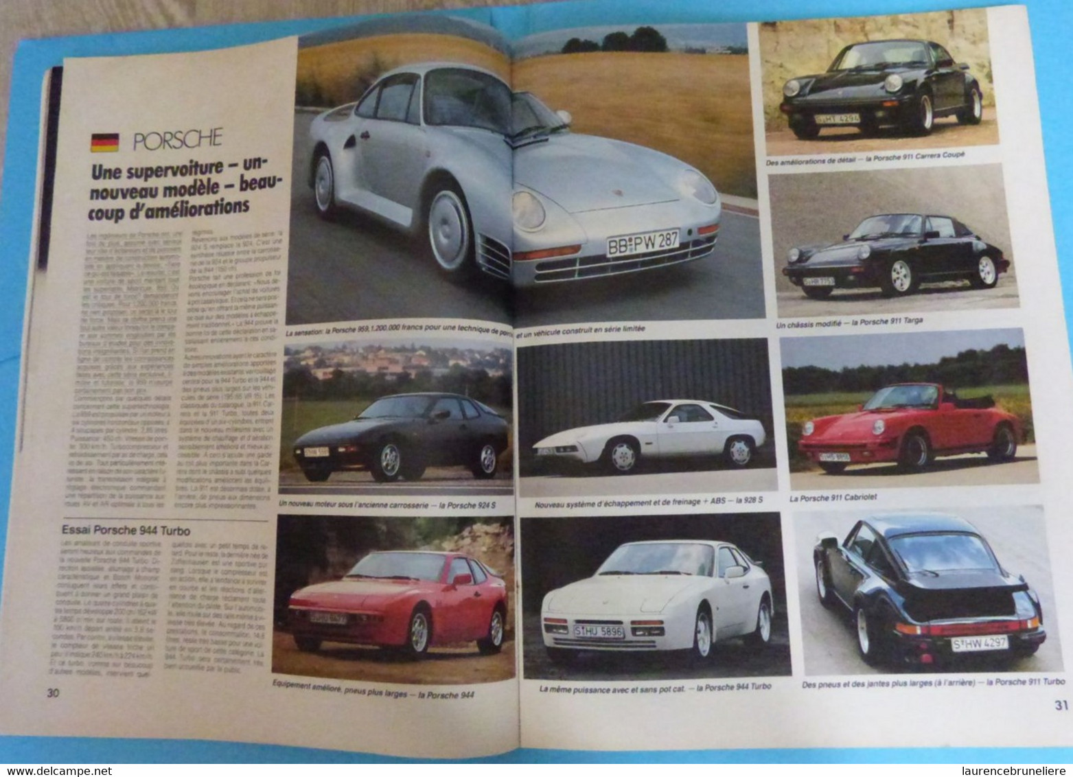 MAGAZINE SALON INTERNATIONAL DE L'AUTOMOBILE 1986 - NUMERO SPECIAL - Publicités