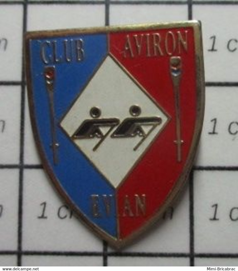 512F Pin's Pins / Beau Et Rare / THEME : SPORTS / CLUB AVIRON EVIAN - Rudersport