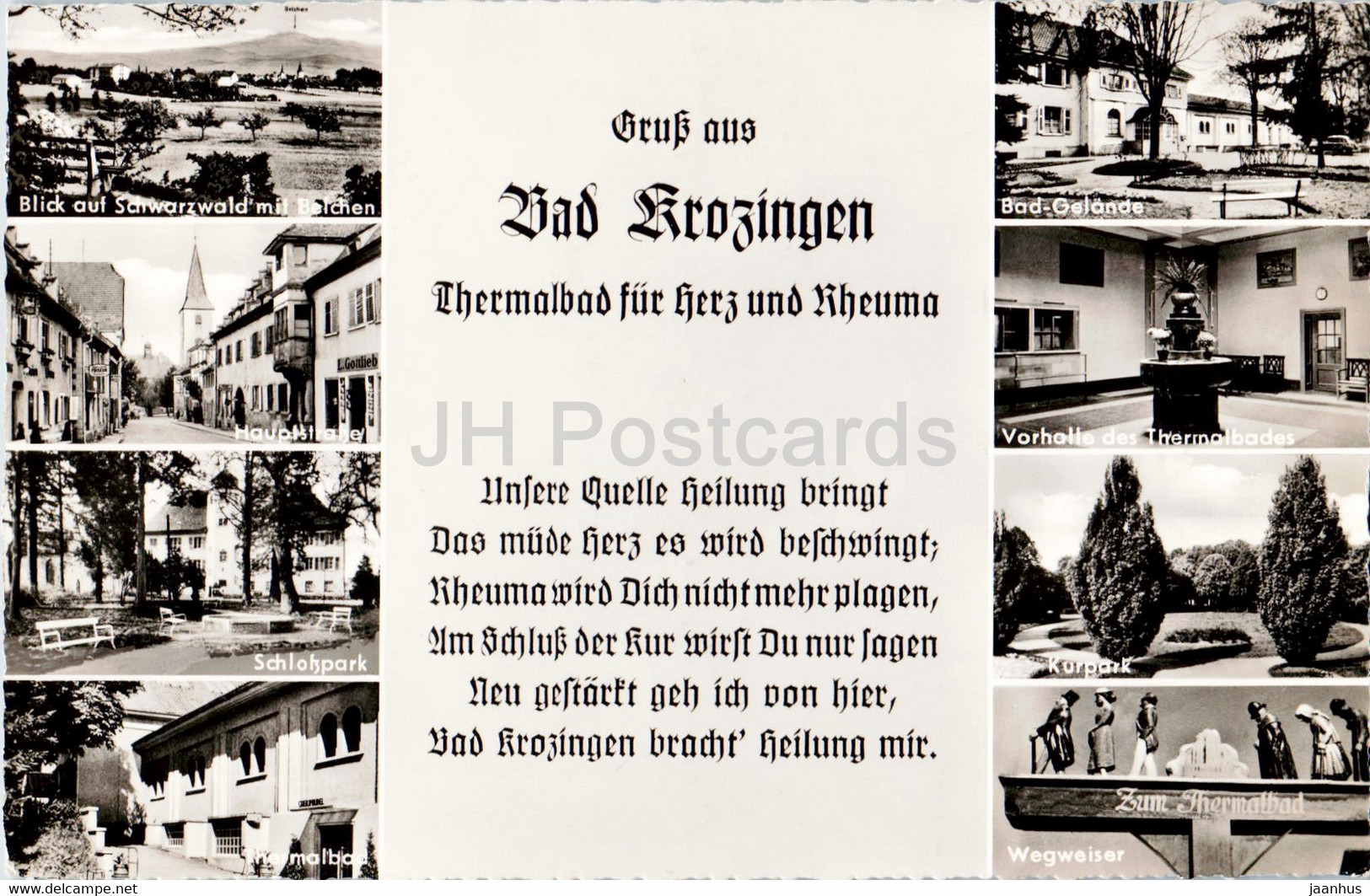 Gruss Aus Bad Krozingen Thermalbad Fur Herz Und Reuma - Germany - Used - Bad Krozingen