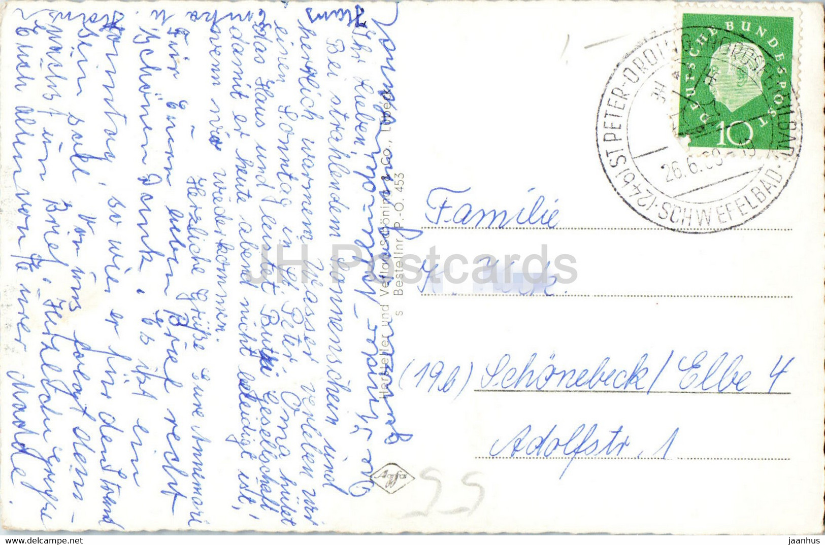 Nordseeheilbad Und Schwefelbad St Peter Ording - Strand - Camping - Leuchtturm - Lighthouse - 1960 - Germany - Used - St. Peter-Ording