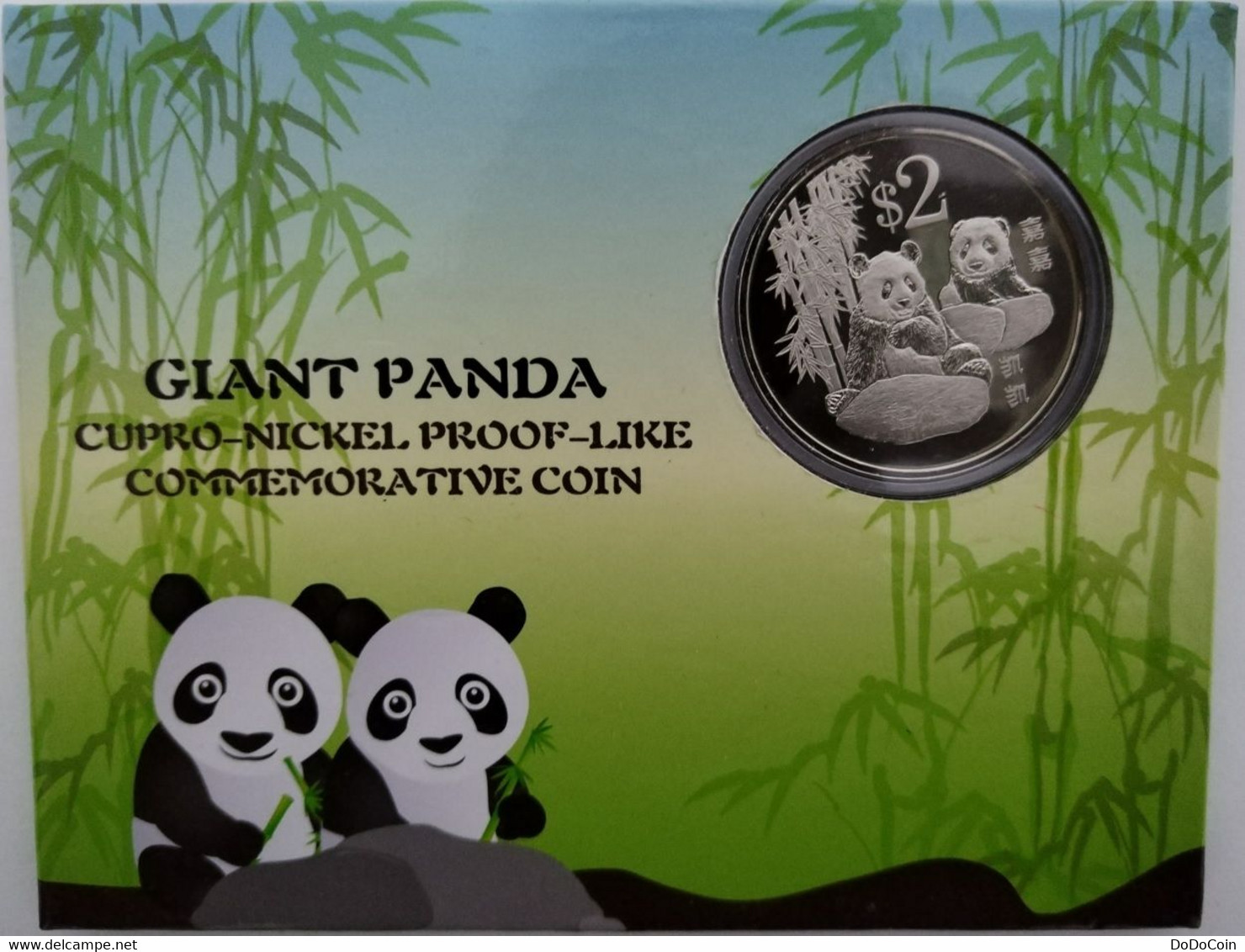 Singapore, 2012, 2 Dollar, Giant Panda, UNC - Singapour