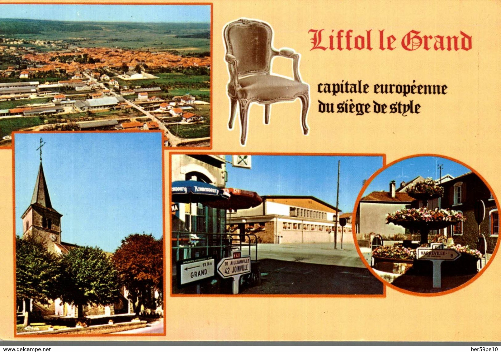 88 LIFFOL LE GRAND CAPITALE EUROPEENNE DU SIEGE DE STYLE - Liffol Le Grand